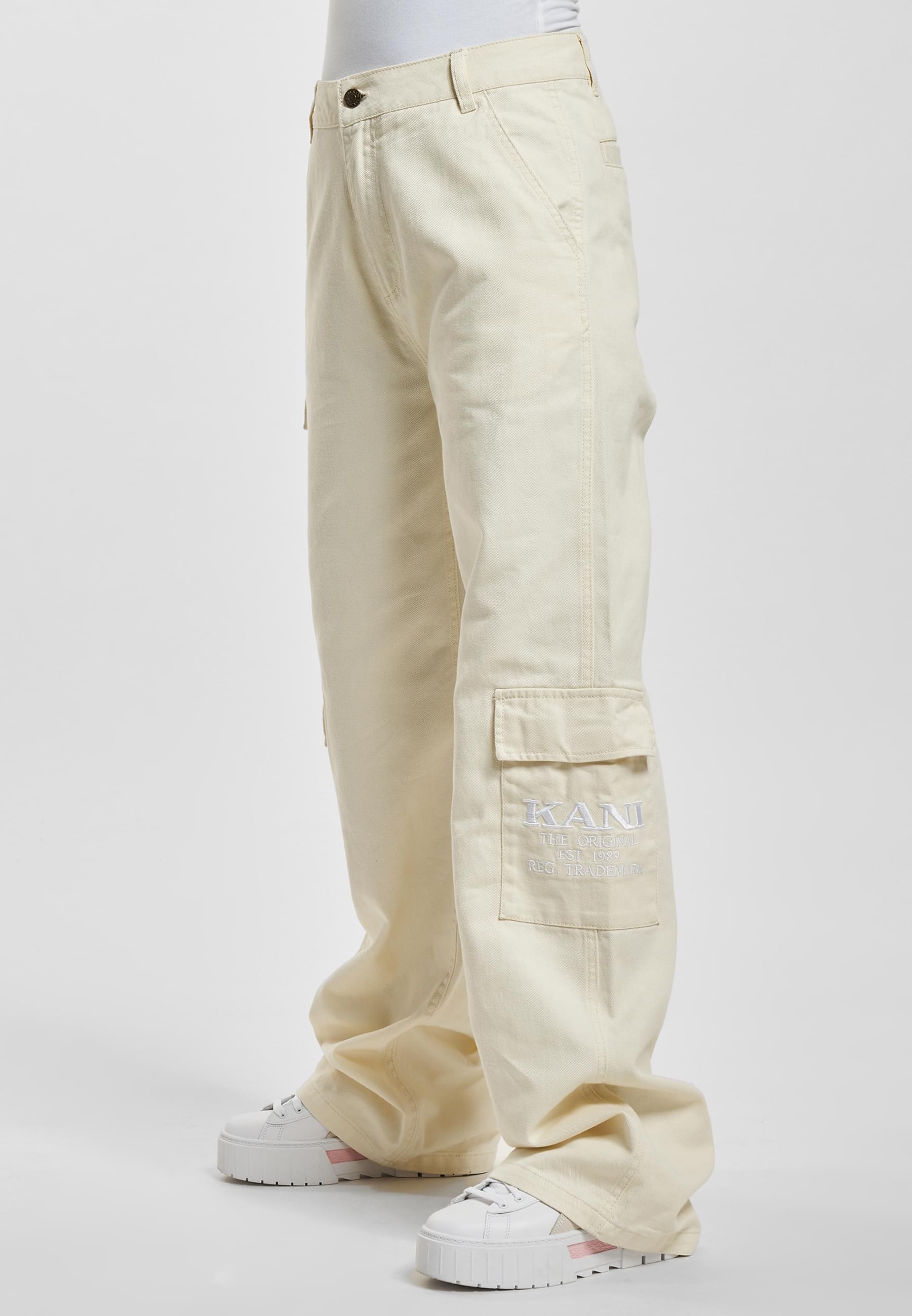 Karl Kani Cargohose »Karl Kani Damen KW232-014-1 KK Denim K Cargo Pants«, (1 tlg.)