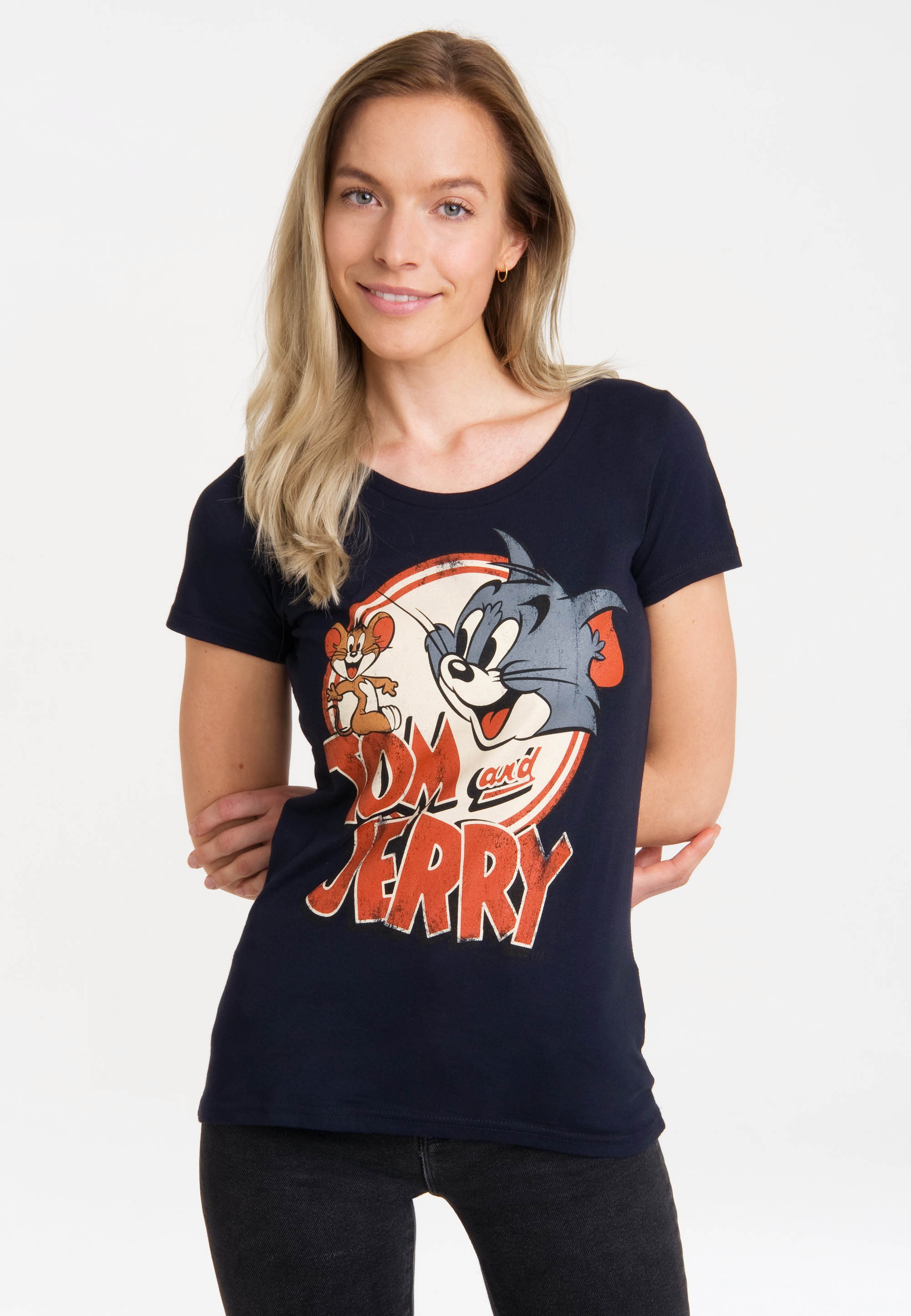 Thumbnail - LOGOSHIRT T-Shirt "Tom & Jerry", mit lizenziertem Design