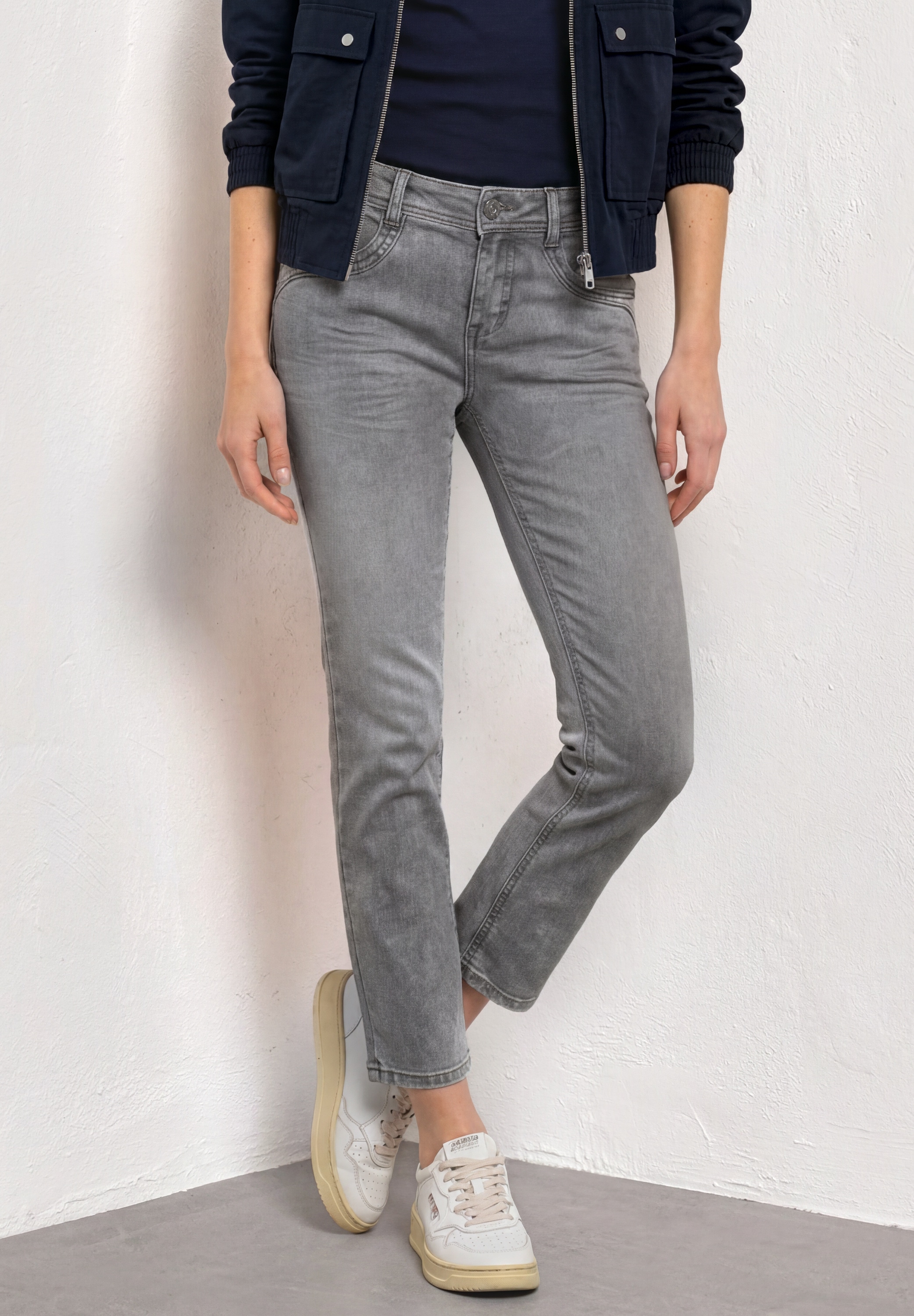 STREET ONE Slim-fit-Jeans Middle Waist