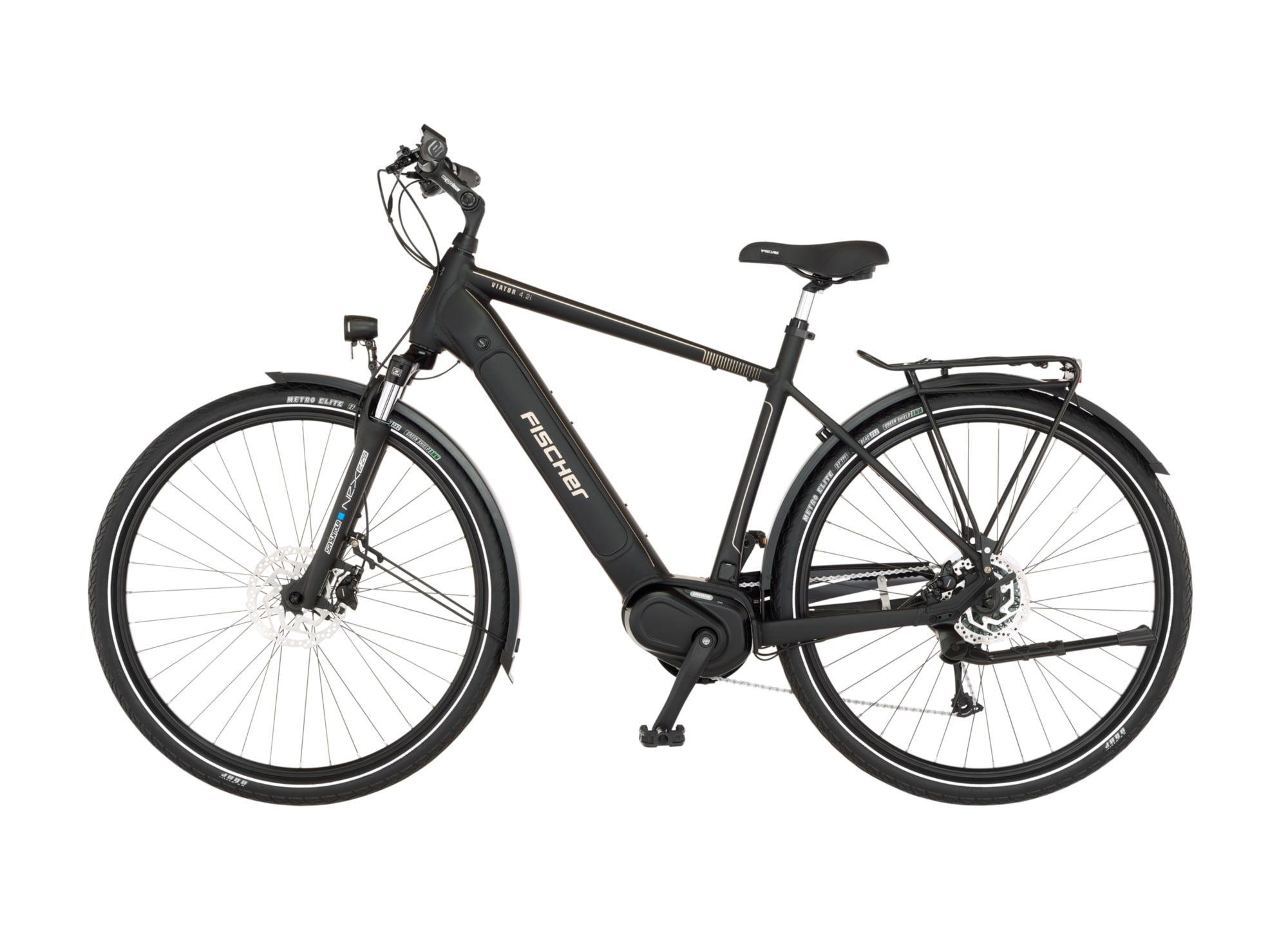 FISCHER Fahrrad »VIATOR 4.2i 630 55« 9 Gang Shimano Mittelmotor