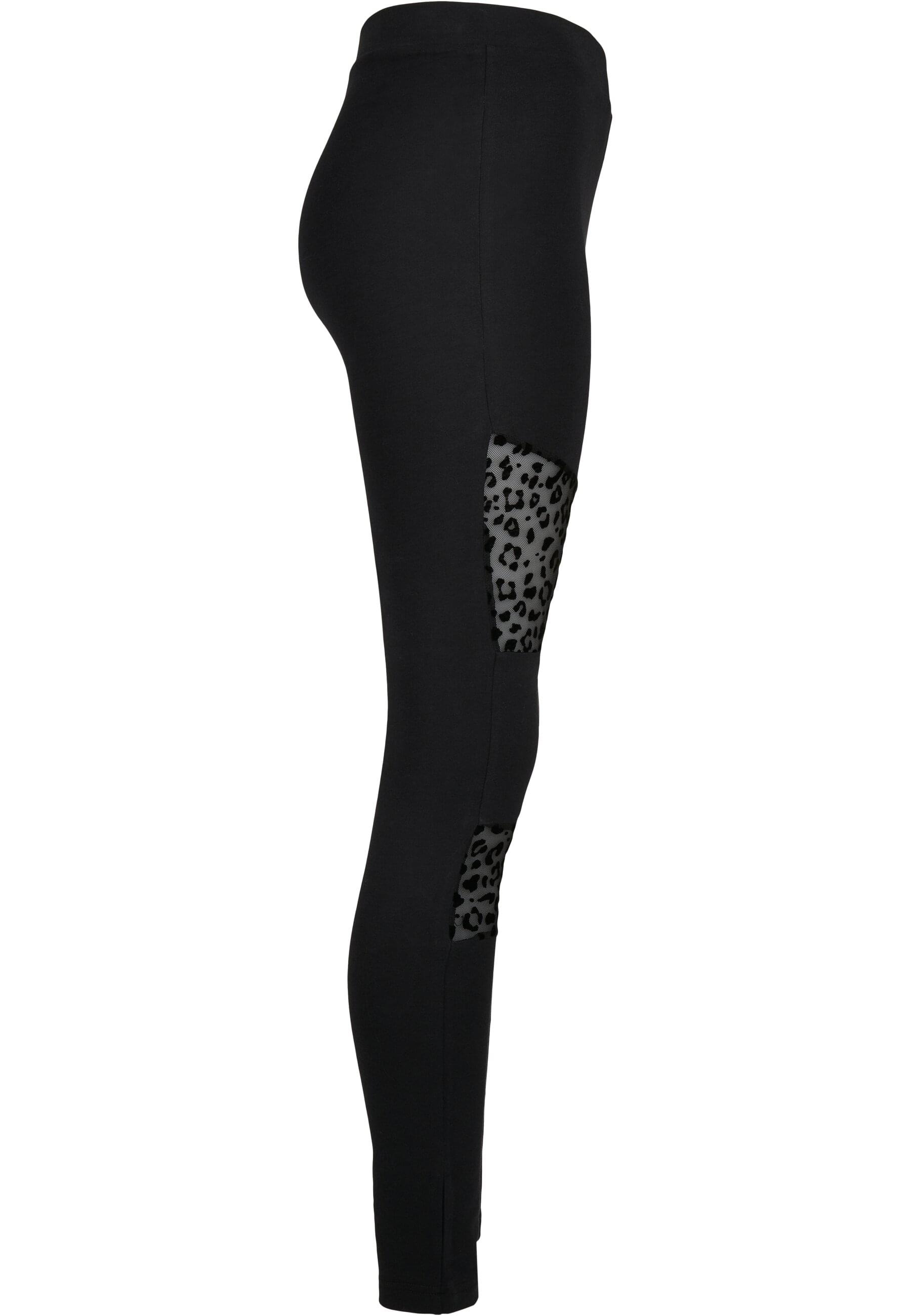 URBAN CLASSICS Leggings »Urban Classics Damen Ladies Flock Lace Inset Leggings«, (1 tlg.)