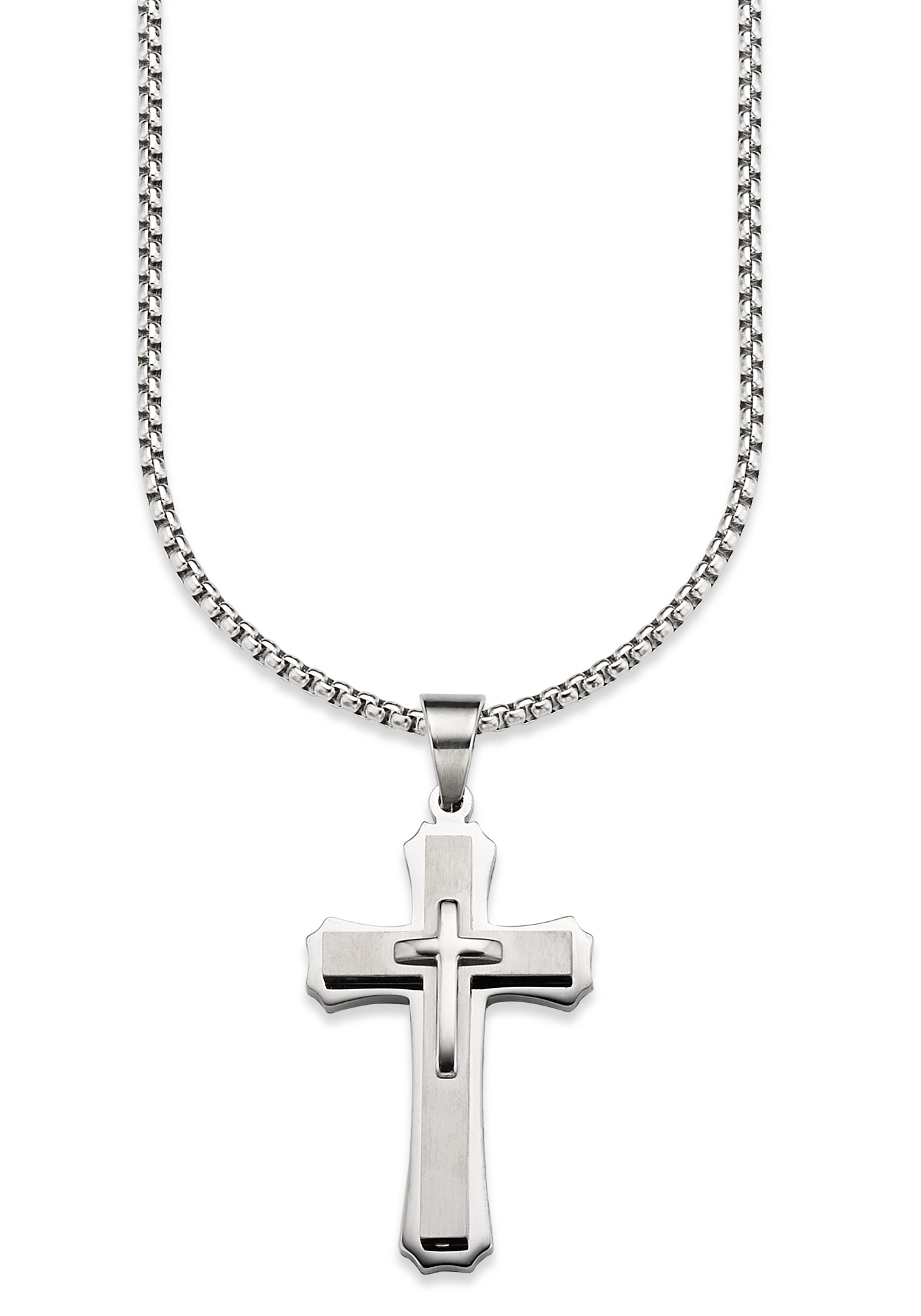 Kette mit Anhänger »Schmuck Geschenk, Halskette Kreuz, Venezianerkette«