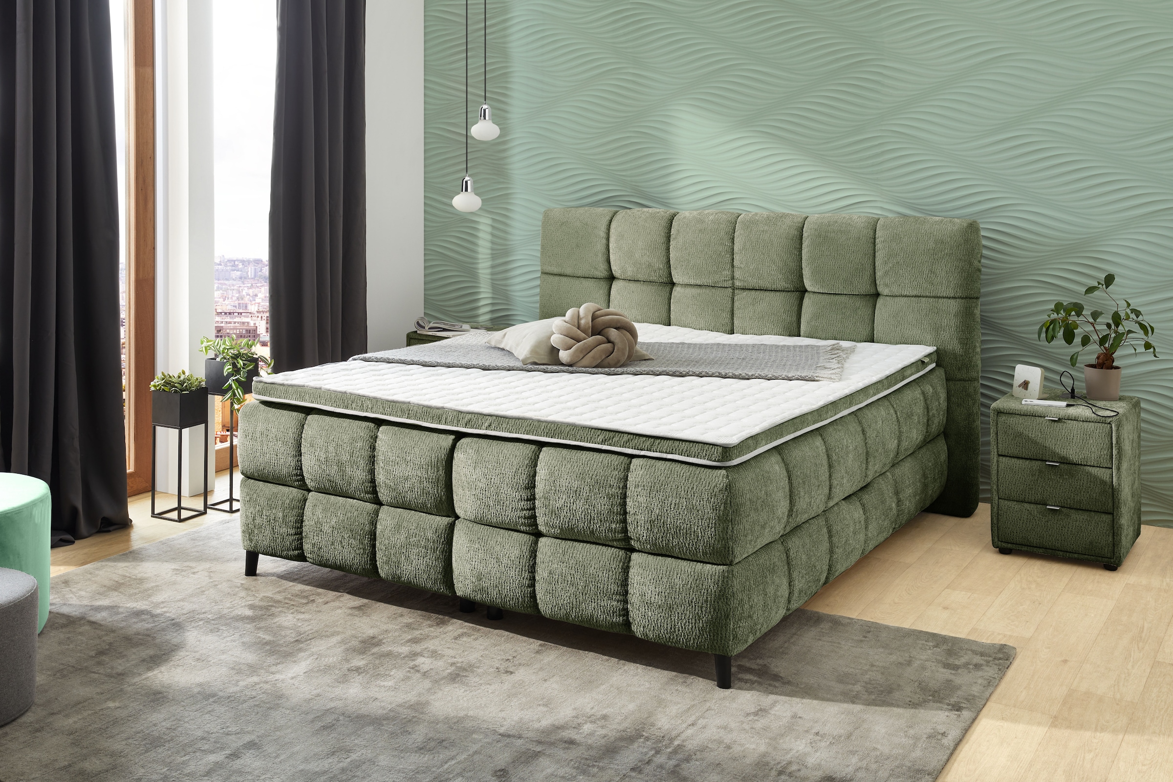 Jockenhöfer Gruppe Boxbett "Molly in der Breite 180cm, inkl. Bettkasten" 7- günstig online kaufen