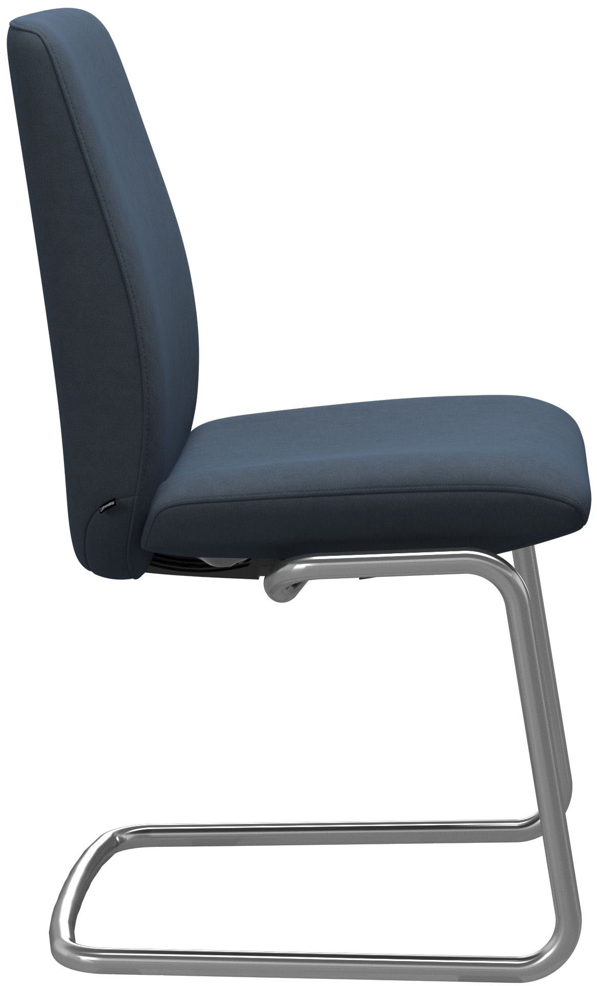 Stressless® Polsterstuhl »Laurel«, Microfaser DINAMICA, Low Back, Größe L, mit Beinen aus Stahl in Schwarz matt