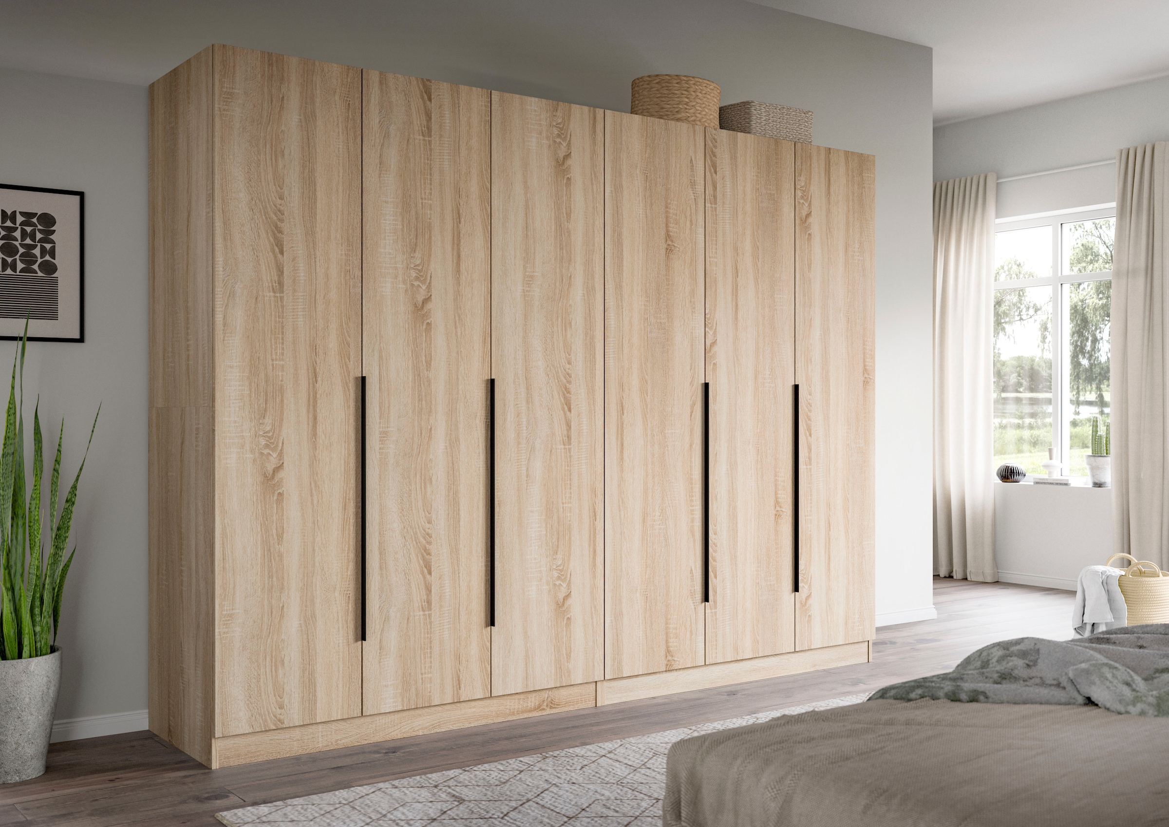 Home affaire Schrank-Set "Skarde moderner Kleiderschrank Schlafzimmerschran günstig online kaufen