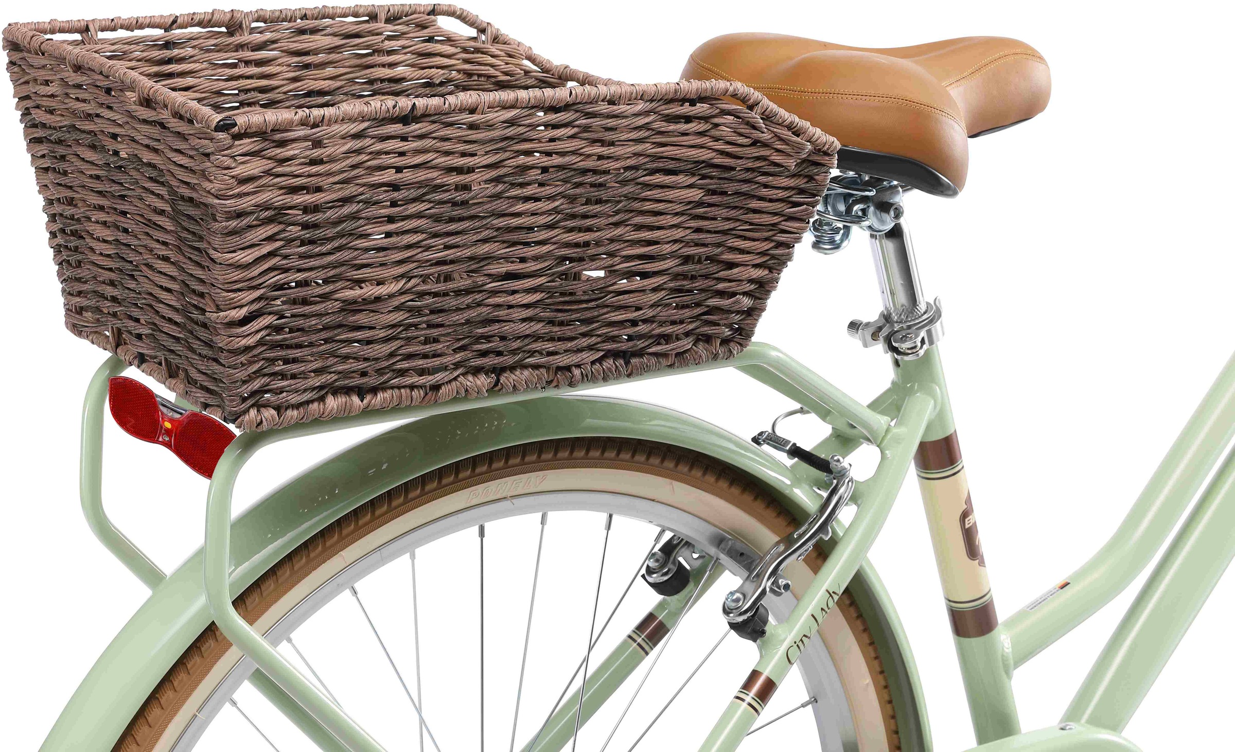 Bikestar Cityrad, 7 Gang, Shimano, RD-TY21 Schaltwerk, Kettenschaltung, für Damen, Kettenschaltung