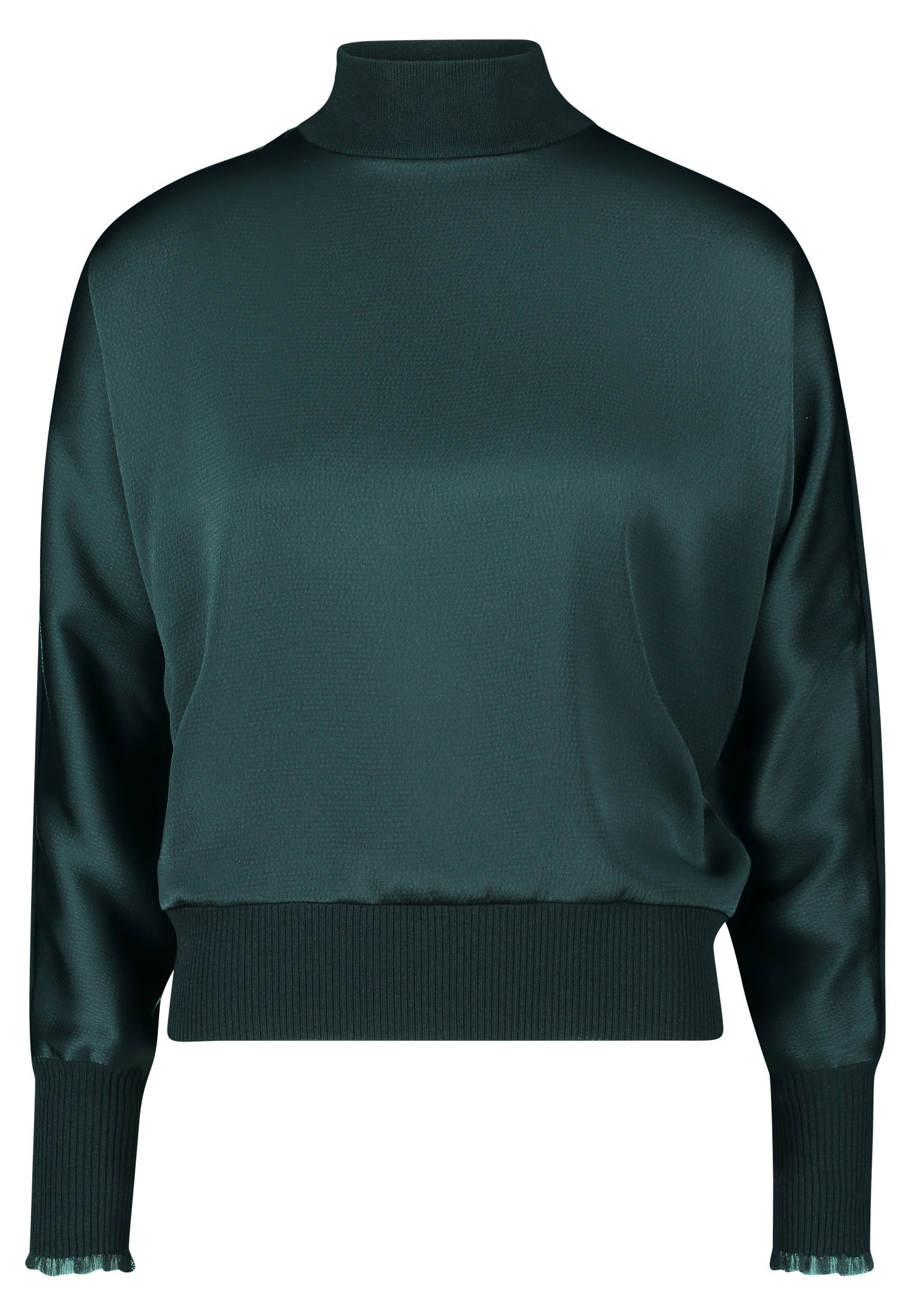 Zero Strickpullover "zero Pullover glänzende Vorderseite", Plain/ohne Detai günstig online kaufen