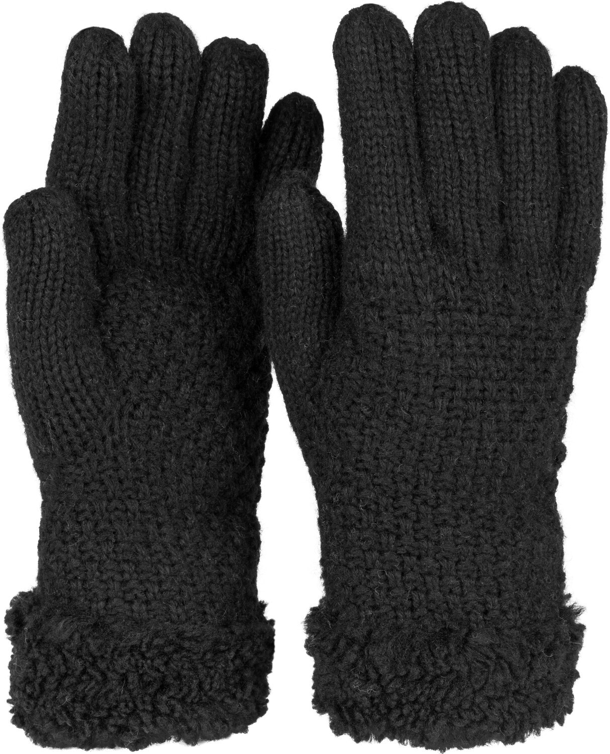 styleBREAKER Strickhandschuhe "Strickhandschuhe mit Perlmuster und Fleece" 1 Stk.