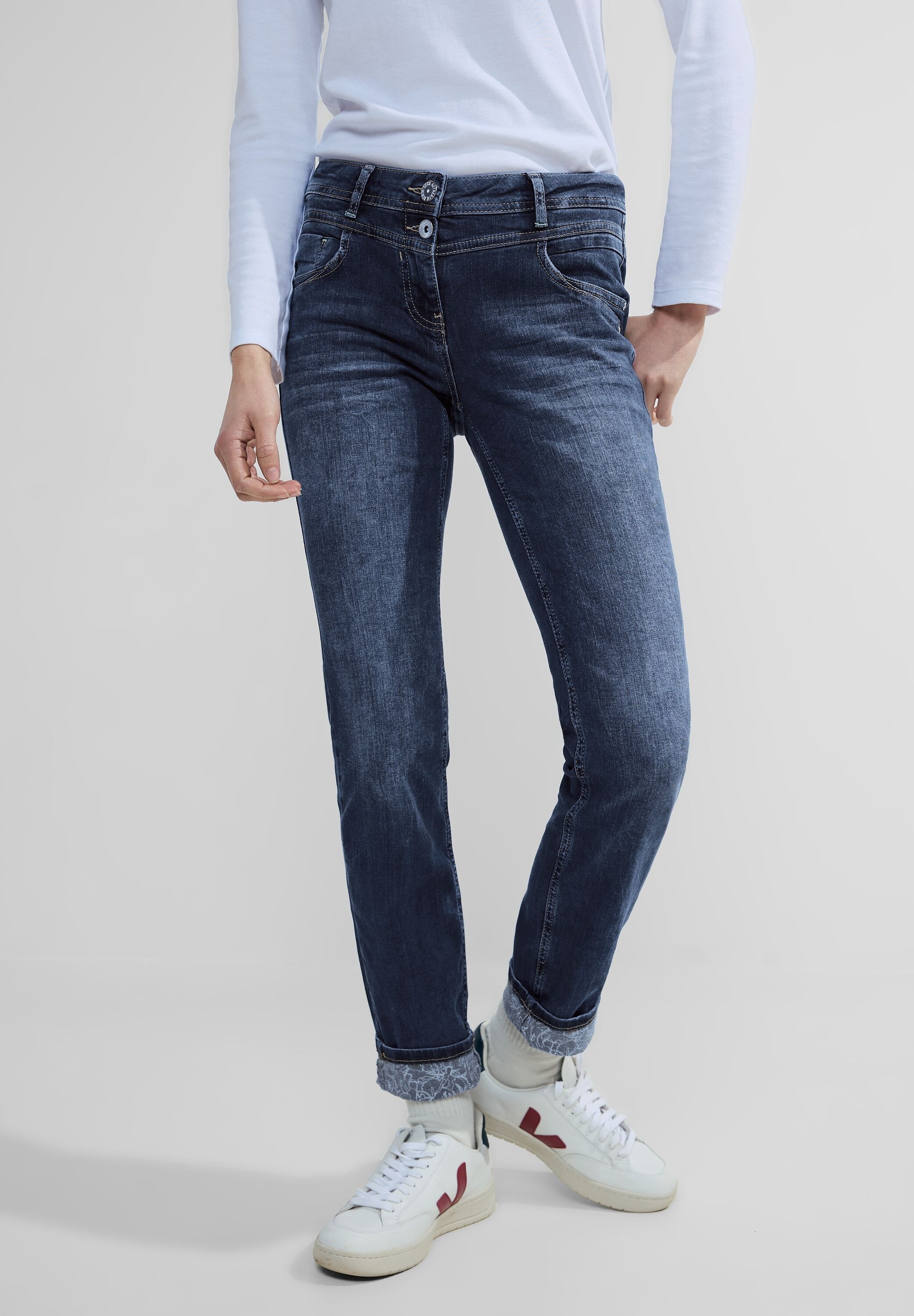 Cecil Slim-fit-Jeans Middle Waist günstig online kaufen