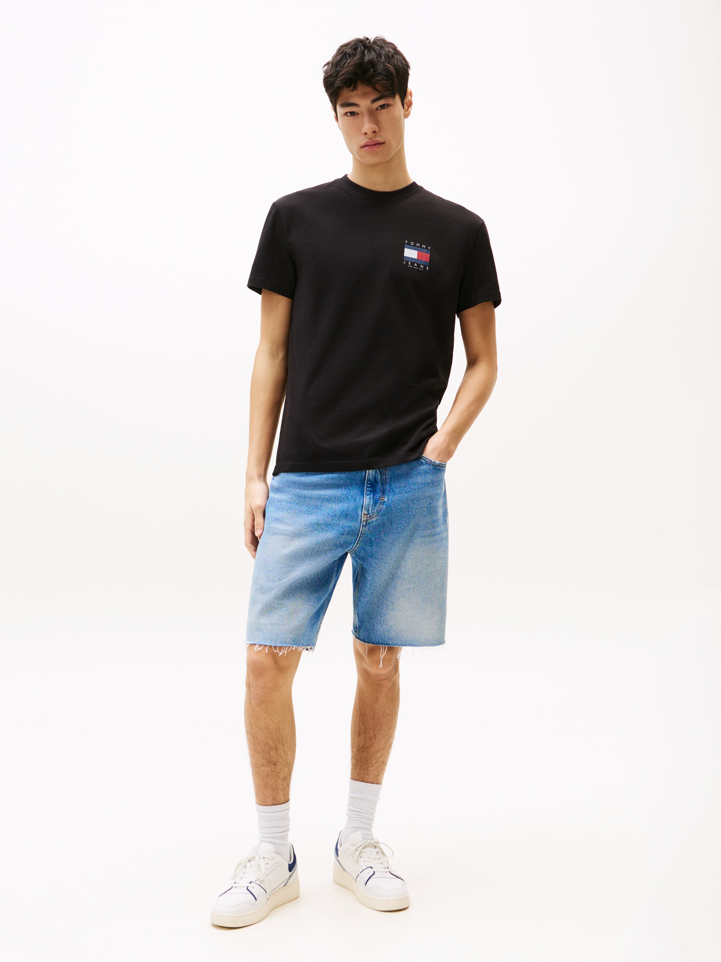 Tommy Jeans T-Shirt "TJM REG FLAG GRAPH BCKPRNT T EXT", Mit Rundhalsausschn günstig online kaufen
