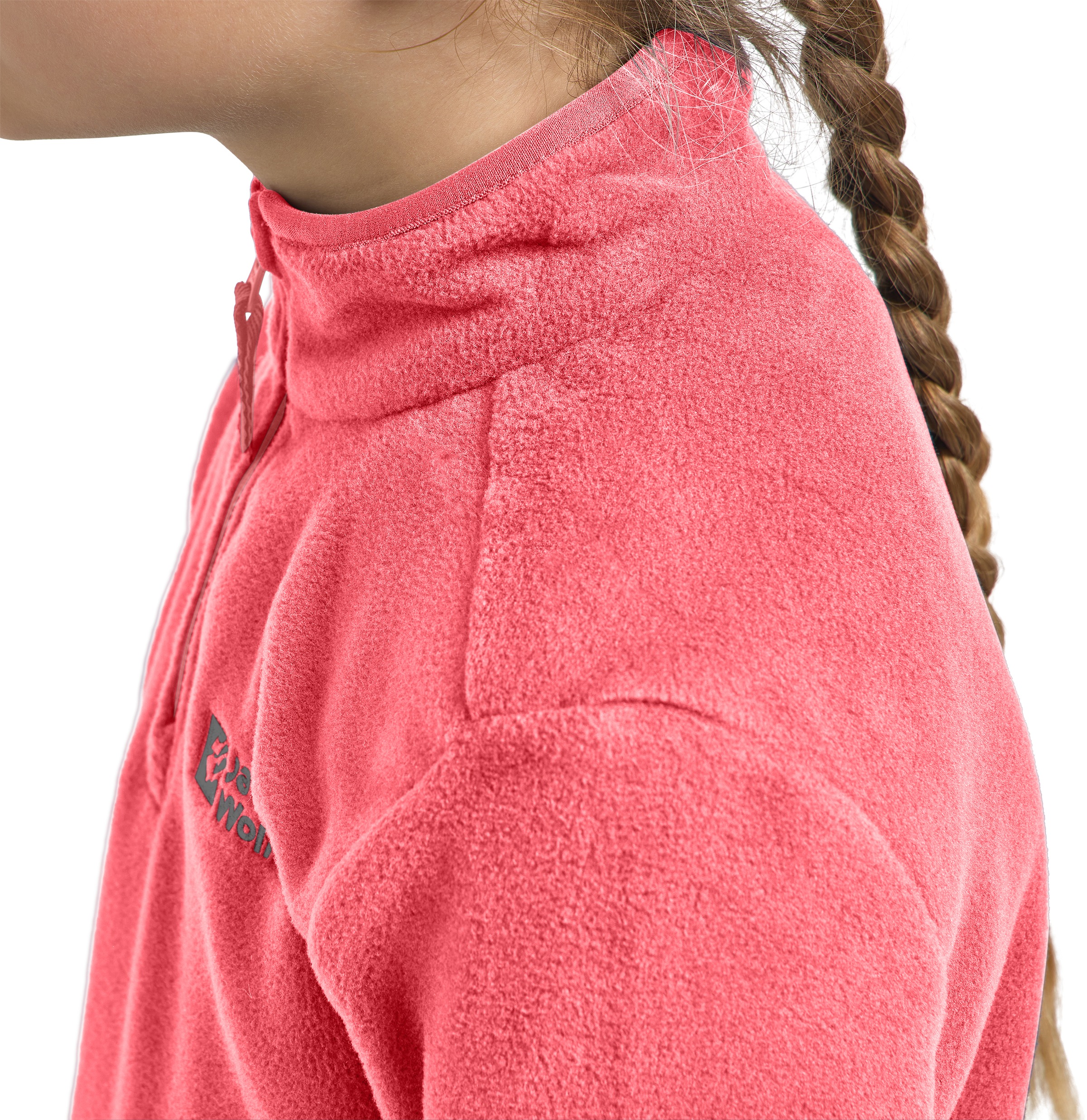 Jack Wolfskin Stehkragenpullover »TAUNUS HALFZIP K«, einfache Temperaturregulierung