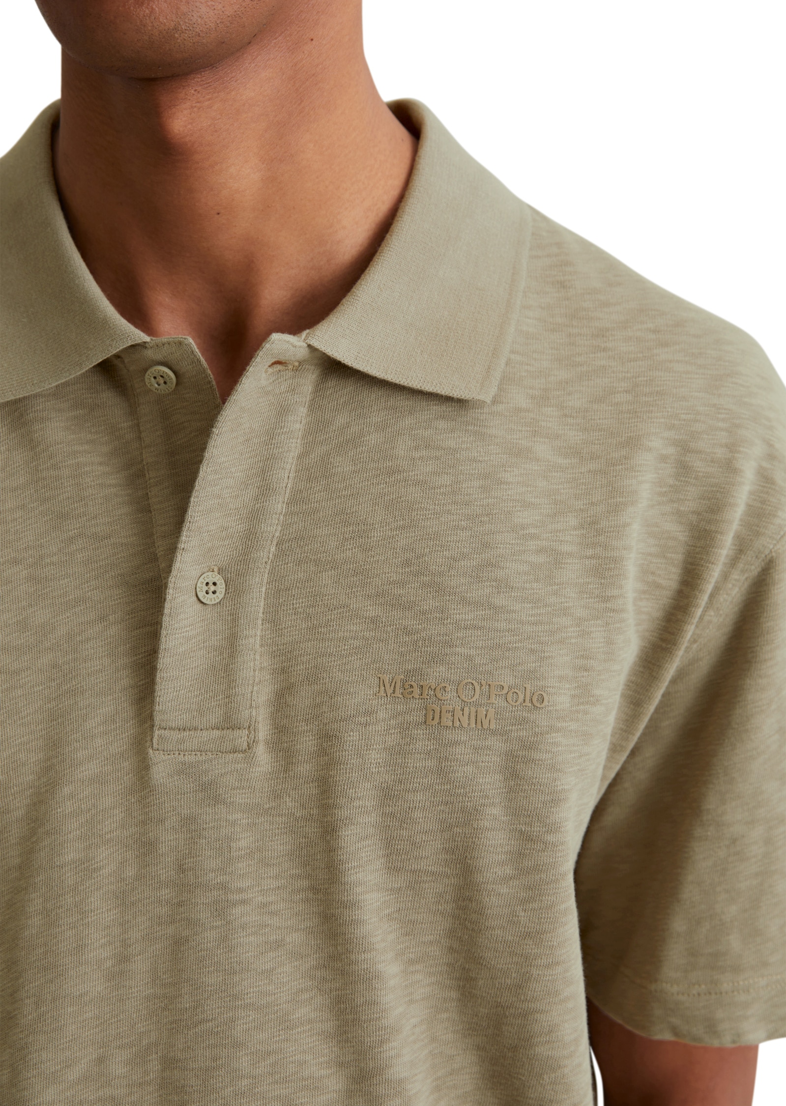 Marc O'Polo DENIM Poloshirt »aus reiner Bio-Baumwolle«