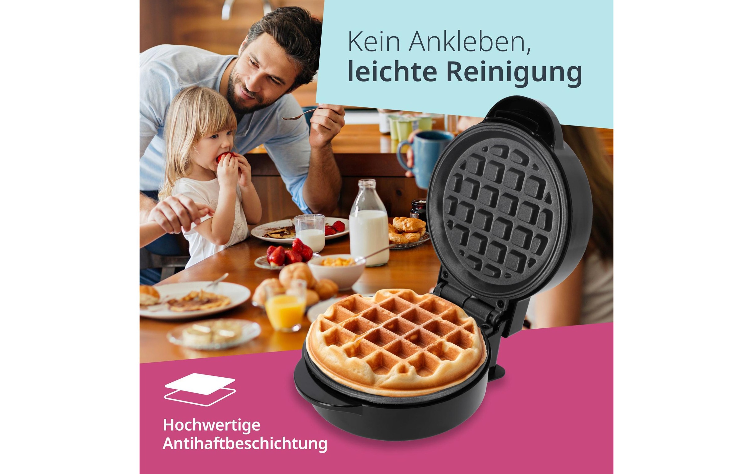 ADE Waffeleisen »KG2344« 550 W