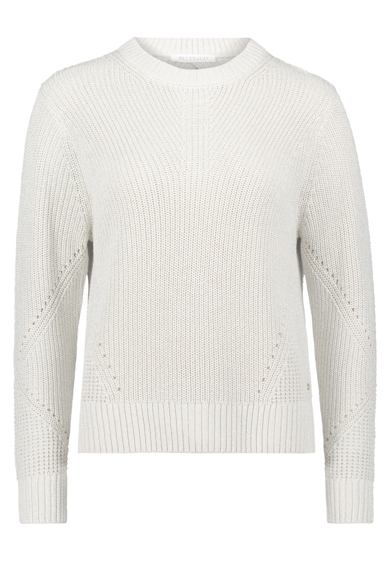 Betty&Co Strickpullover »Betty & Co Damen Strickpullover mit Lurexfaden«, (1 tlg.)