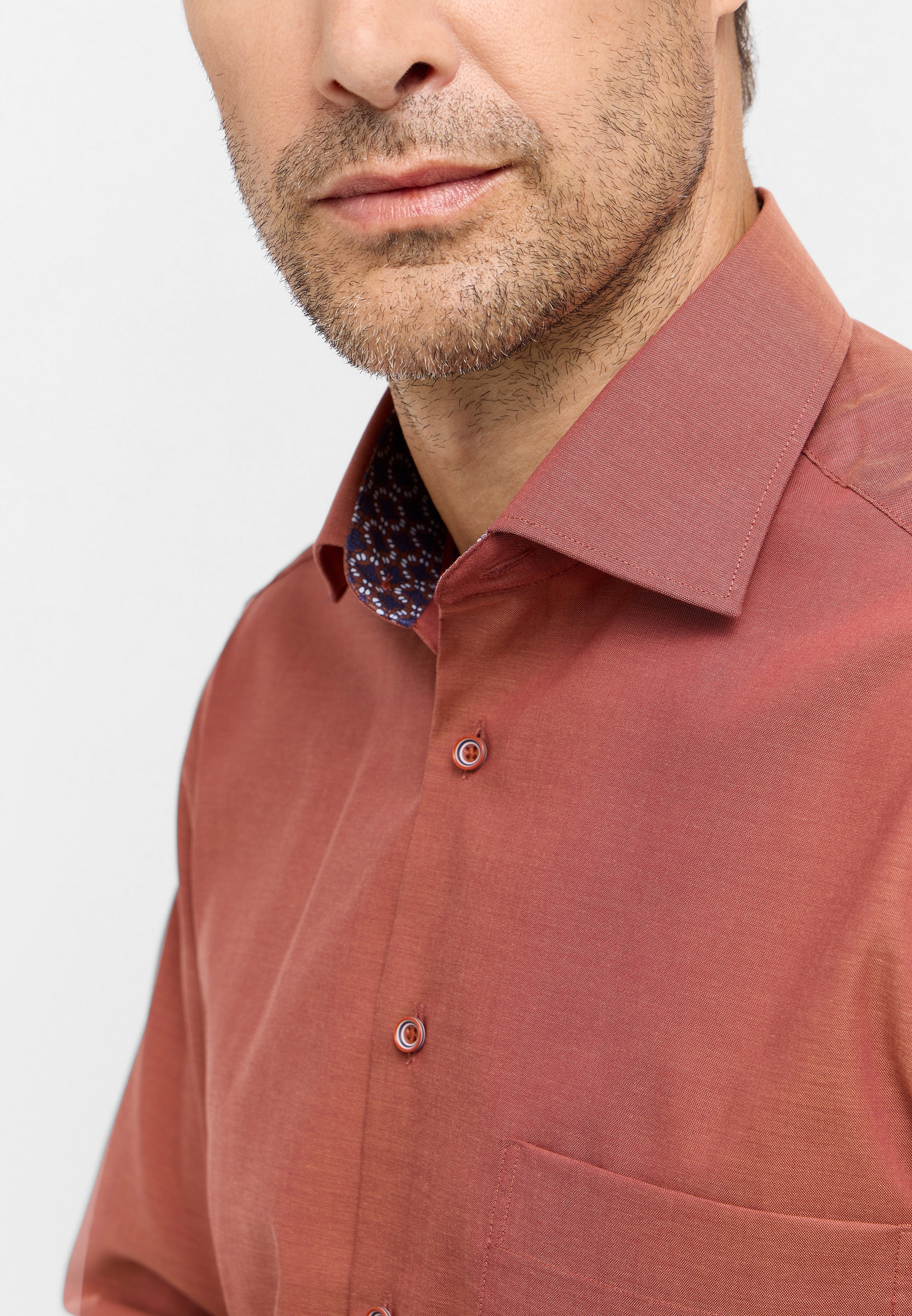 Eterna Langarmhemd »COMFORT FIT«, NON IRON (bügelfrei)