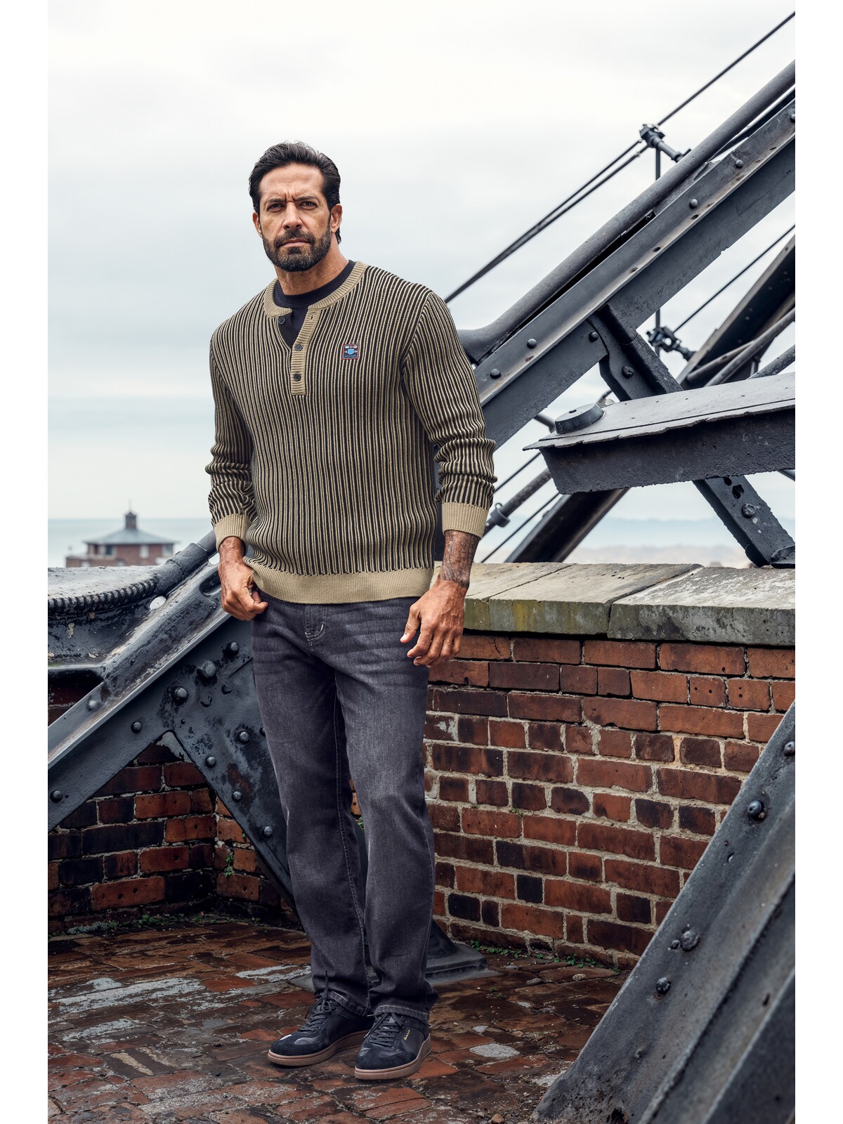 Thumbnail - Jan Vanderstorm Rundhalspullover "Pullover AKSELVIK"