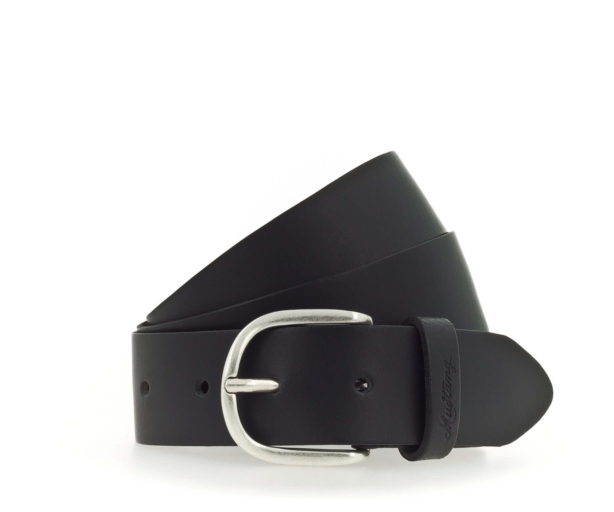 MUSTANG Ledergürtel ""Madison"" Mit geprägtem MUSTANG-Logo auf der Schlaufe günstig online kaufen