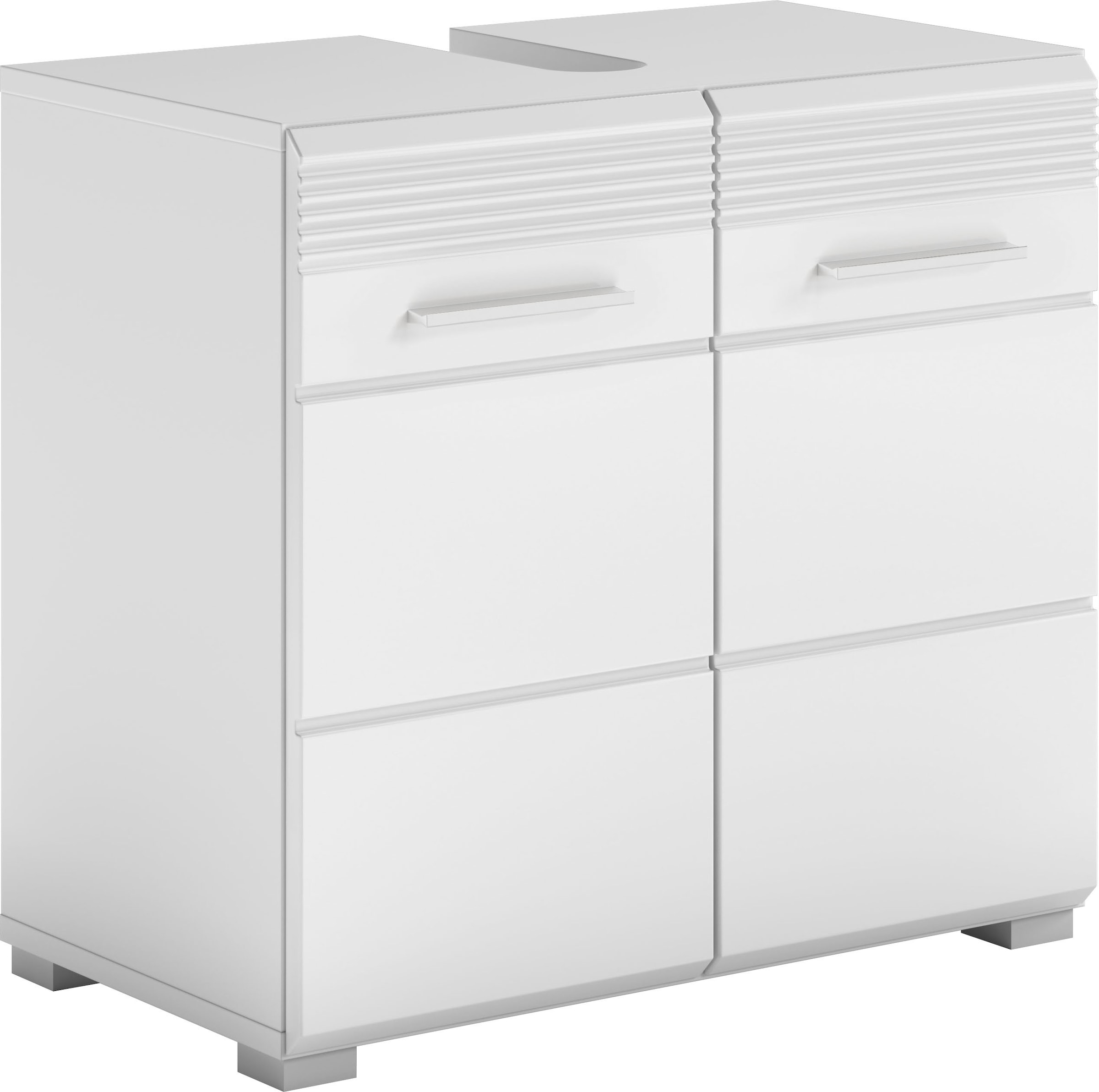 Home affaire Waschbeckenunterschrank "Malmö, Breite 60 cm, 2 Tür, 2 Fächer, günstig online kaufen