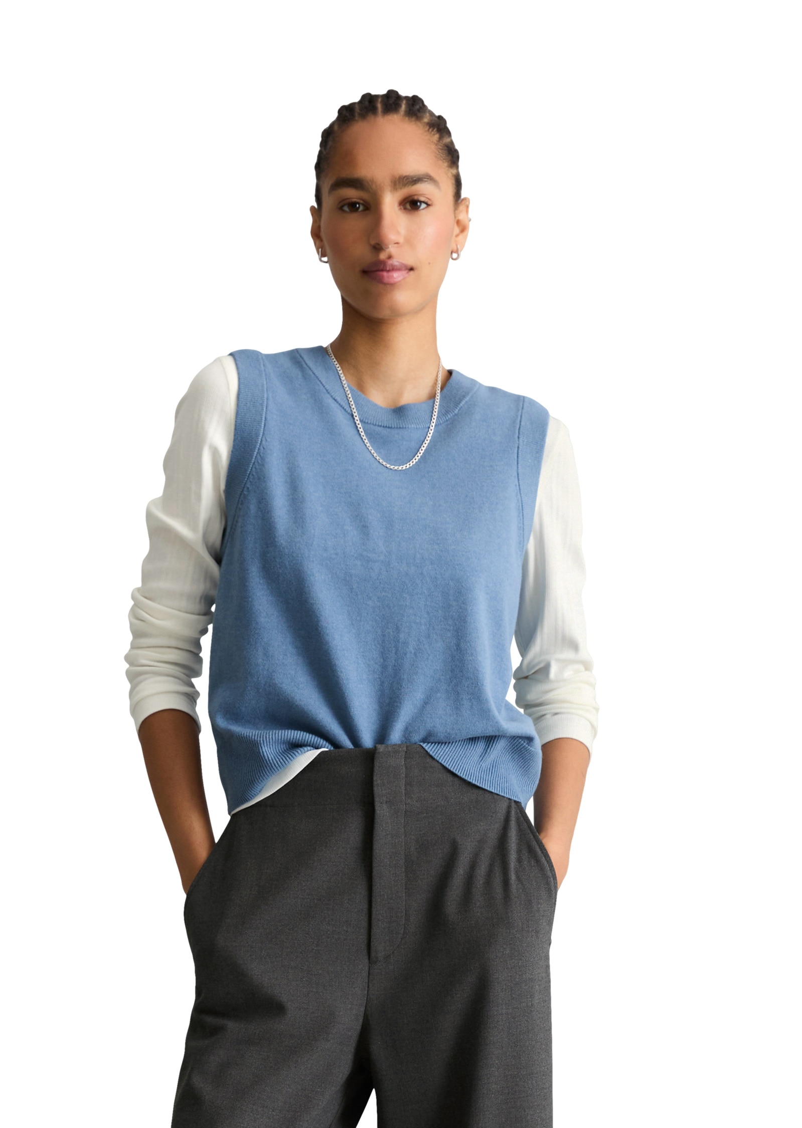 Marc OPolo DENIM Strickpullover "aus Soft Cotton Stretch"