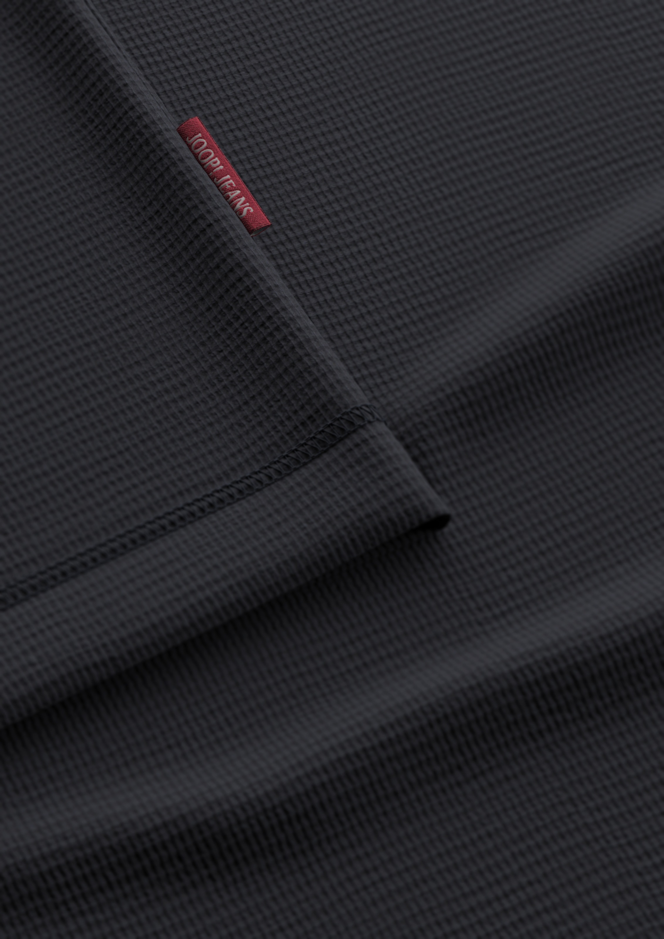 Thumbnail - Joop Jeans Langarmshirt "Iram" mit kleiner Knopfleiste