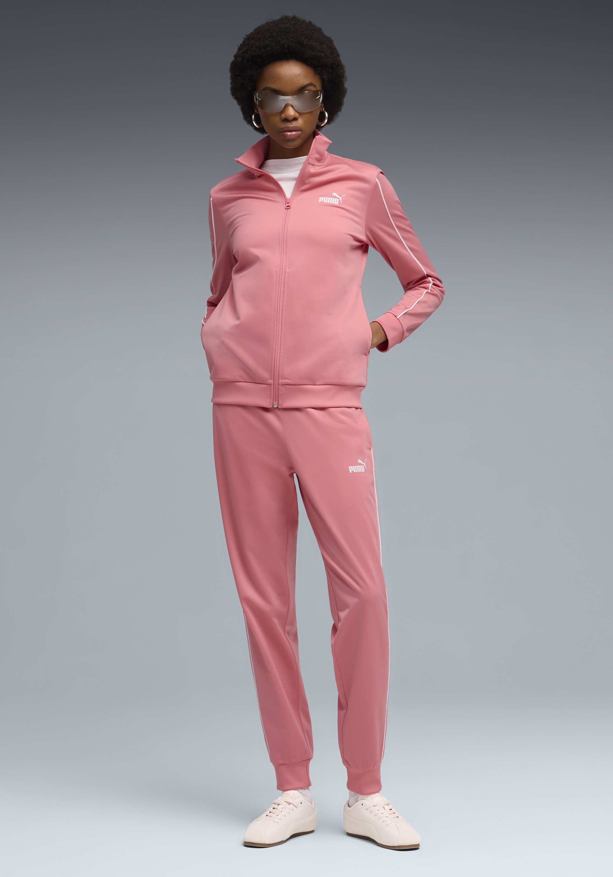PUMA Trainingsanzug "POLY SUIT CL" 2 tlg. ohne Kapuze