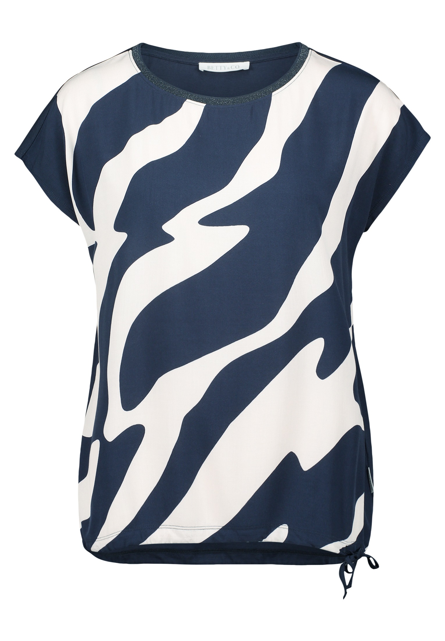 Betty&Co Kurzarmshirt "Betty & Co Casual-Shirt mit Print", (1 tlg.), Druck günstig online kaufen