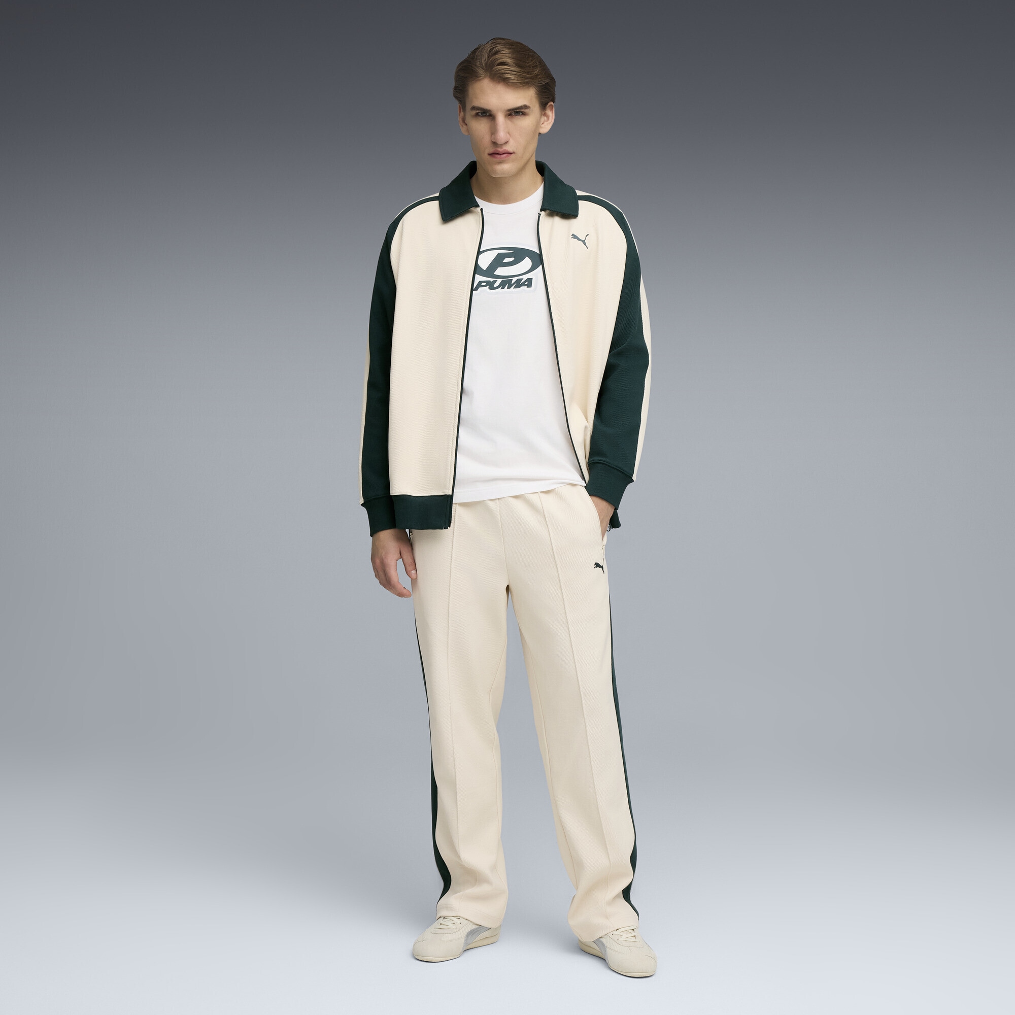 PUMA Sporthose »T7 Relaxed Jacquard Trainingshose Erwachsene«