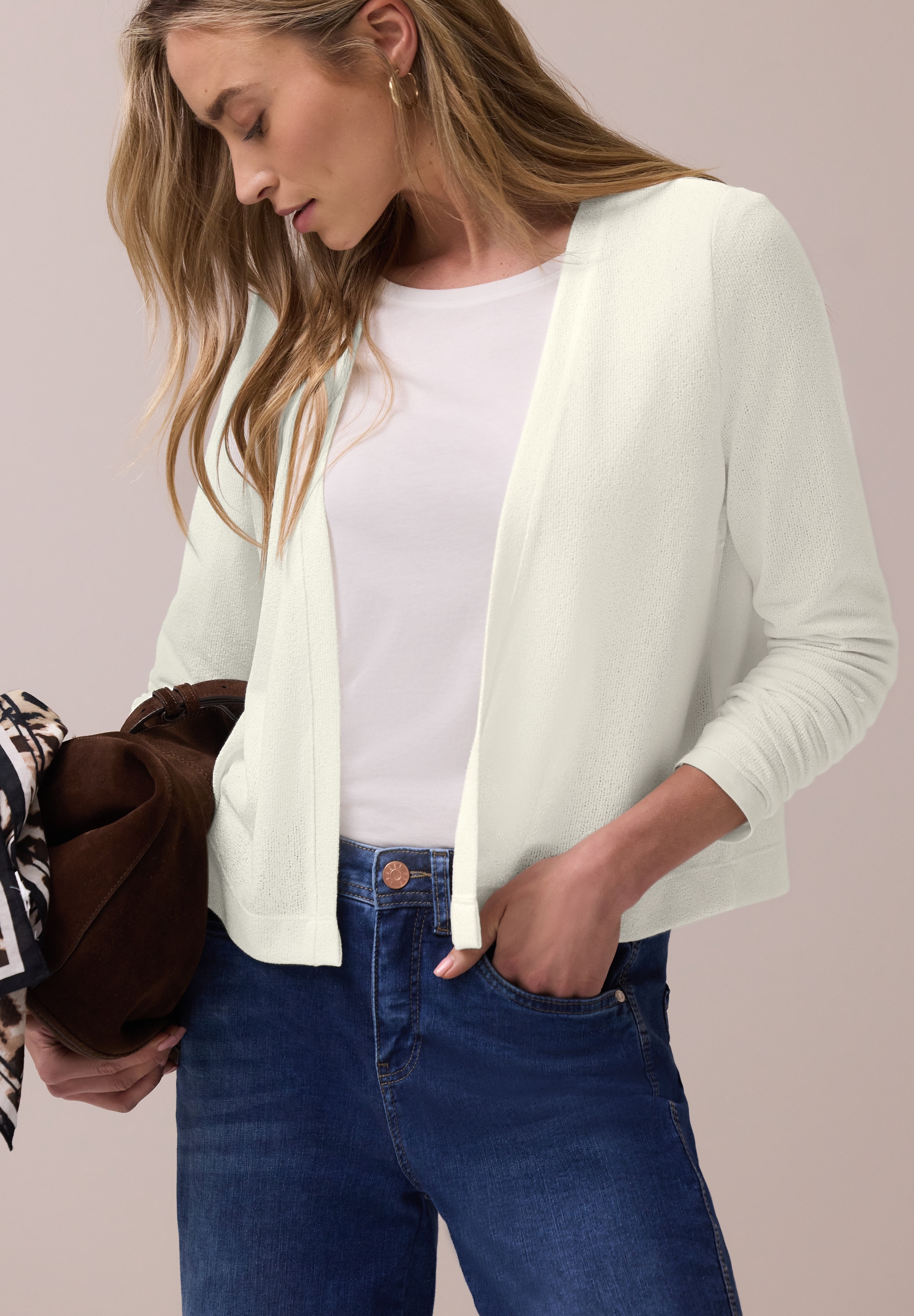 STREET ONE Cardigan in Unifarbe günstig online kaufen