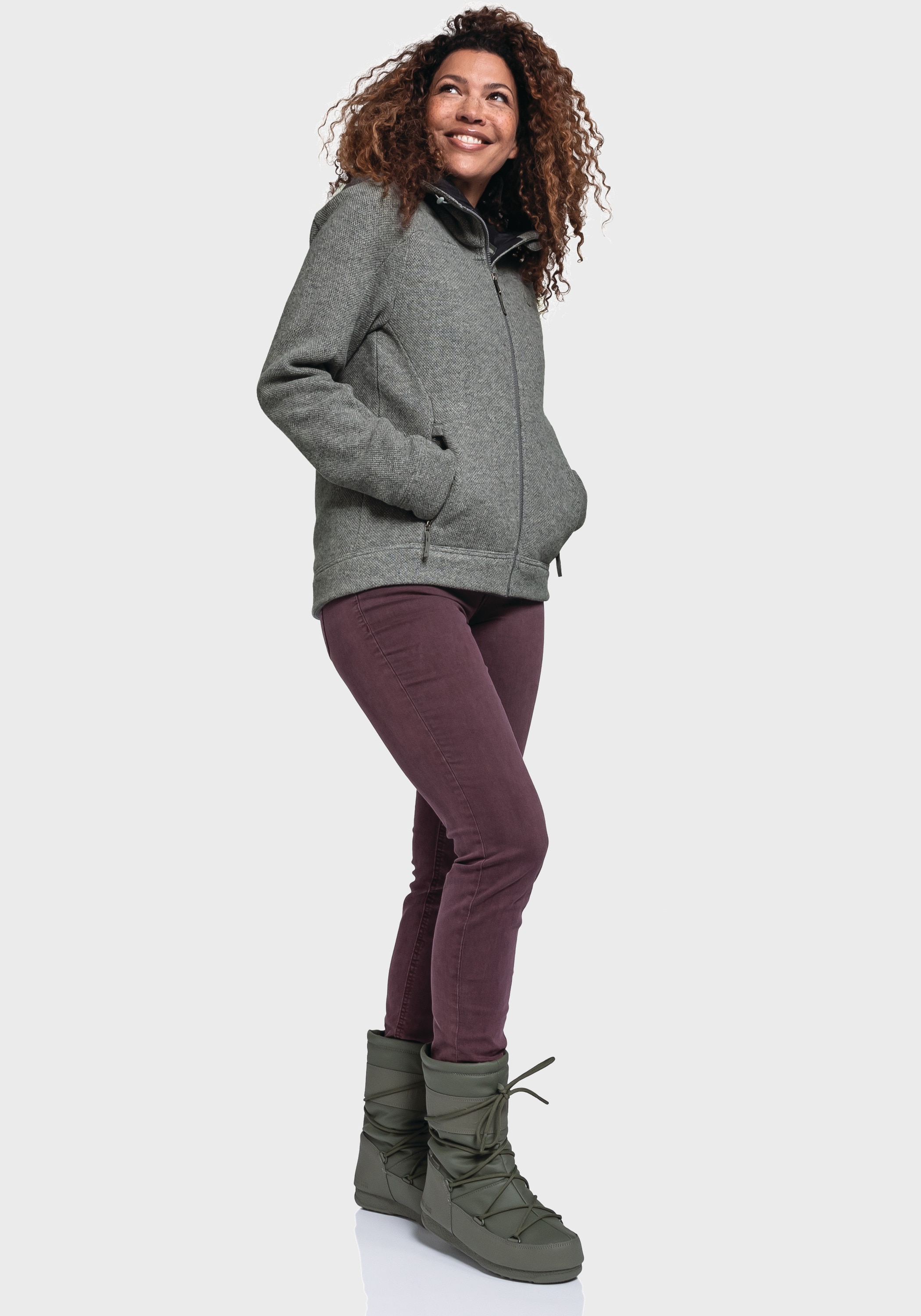 Schöffel Fleecejacke »Fleece Hoody Lakefield L«, mit Kapuze