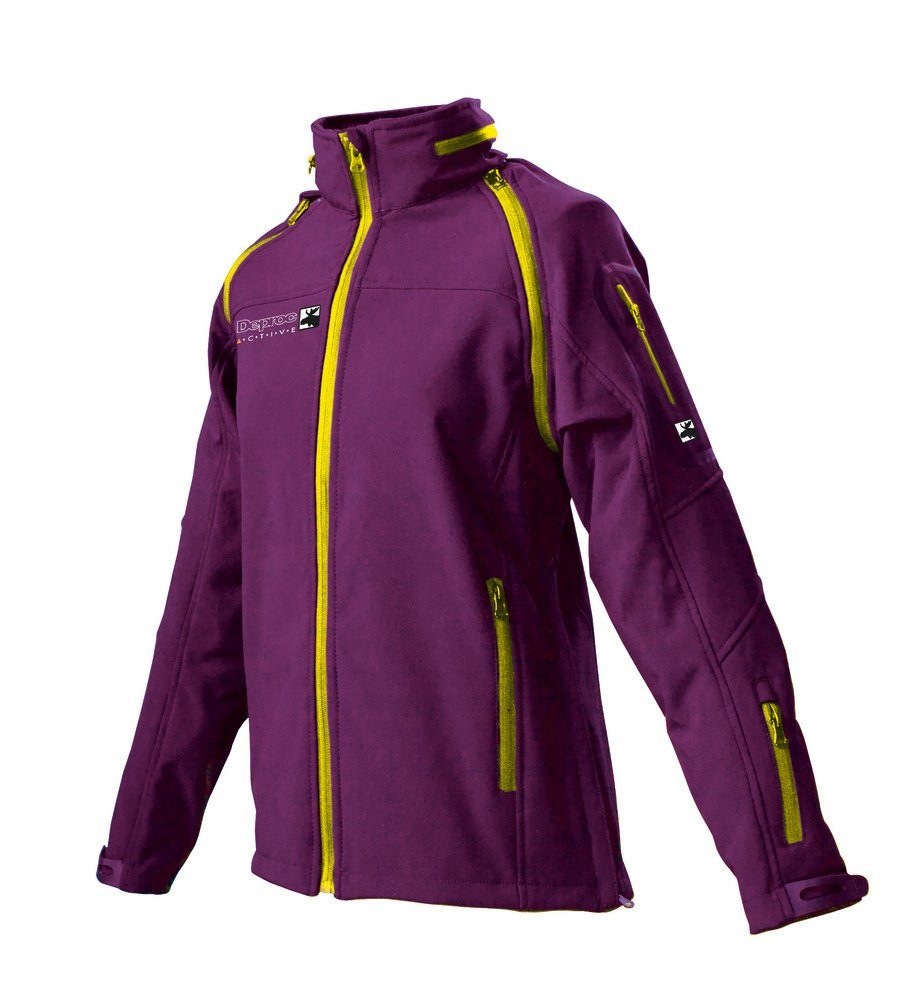 DEPROC Active Softshelljacke »STANLEY PEAK WOMEN«, abtrennbare Ärmel