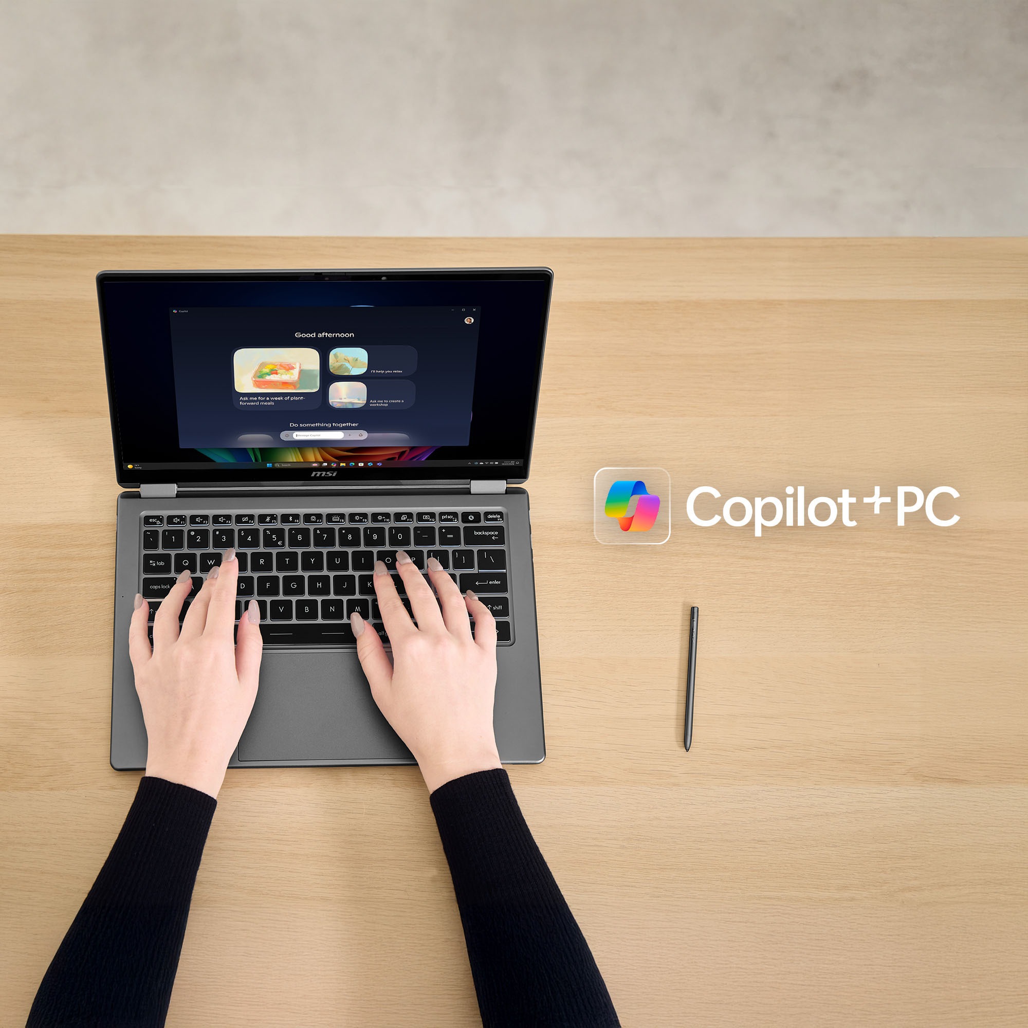 MSI Convertible Notebook »Prestige 16 Flip AI+ C3MTG-063« 40,7 cm / 16 ″ Intel Core Ultra 9 Intel Graphics 2.000 GB SSD