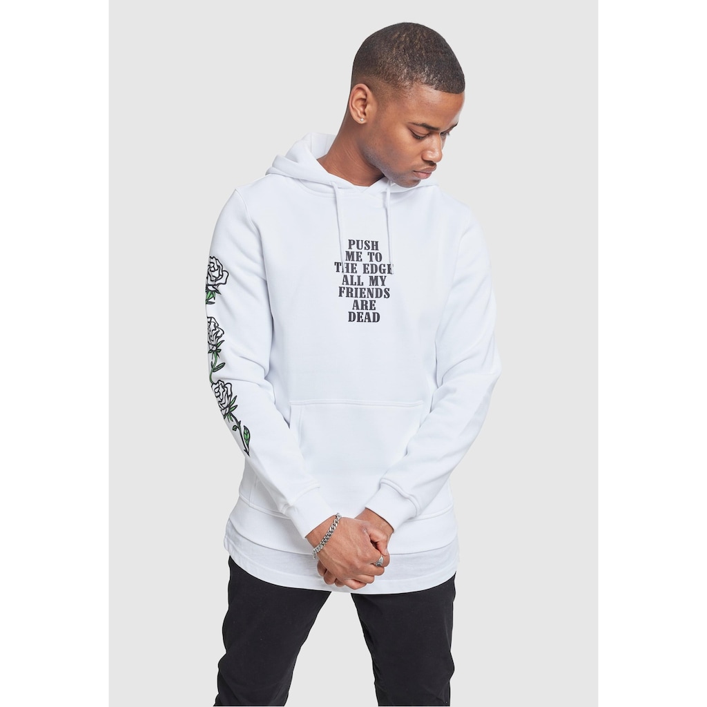 MisterTee Sweatshirt »MisterTee Herren Push Me Hoody«, (1 tlg.)