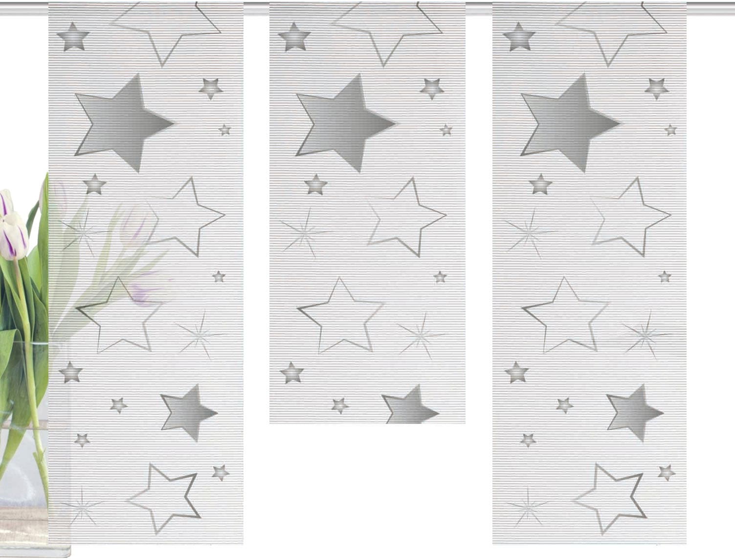 HOME WOHNIDEEN Vorhang »STARS«, BAUR Bambus-Optik auf Fensterset | St.), Rechnung (3