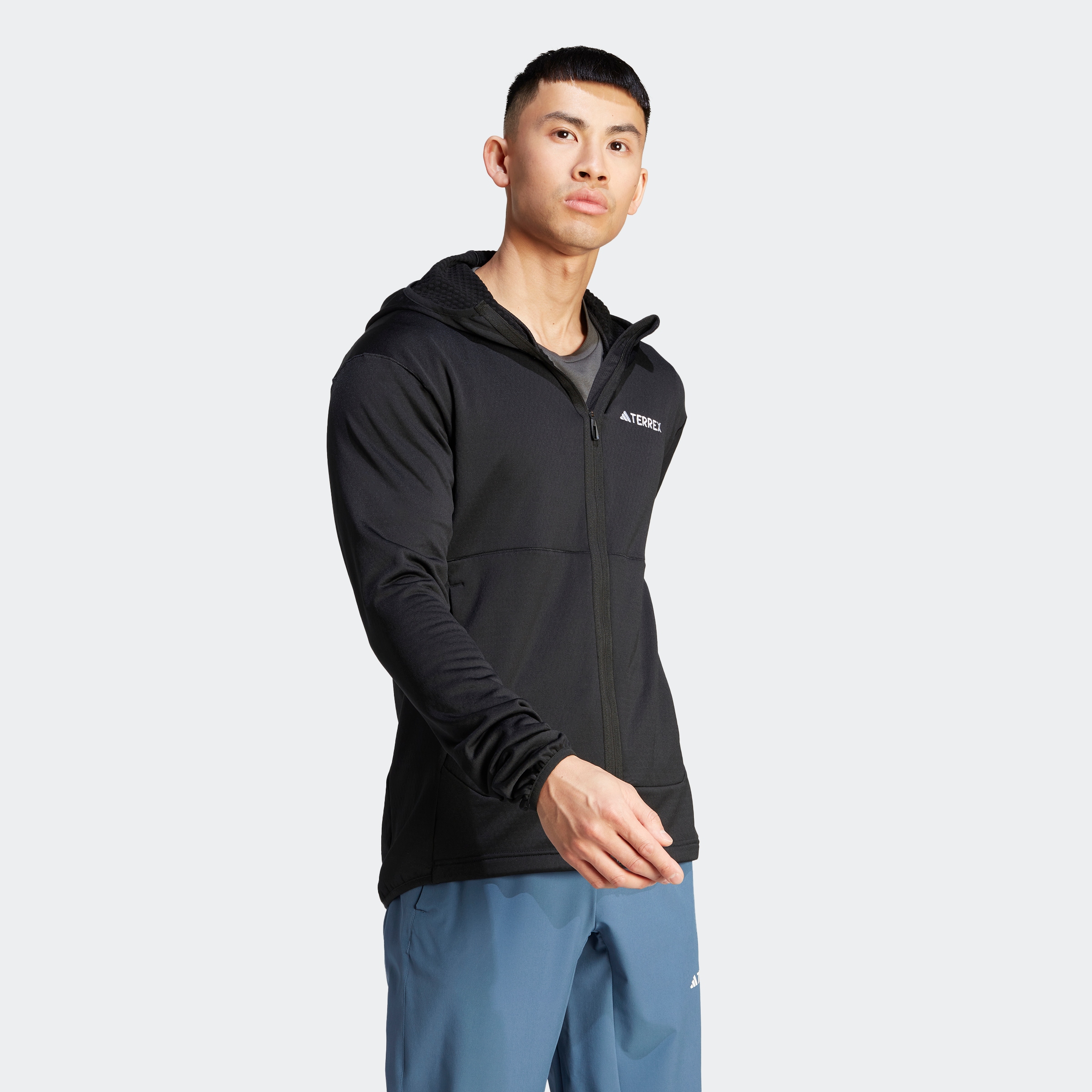 adidas TERREX Outdoorjacke »TERREX XPERIOR LIGHT FLEECE HOODED«