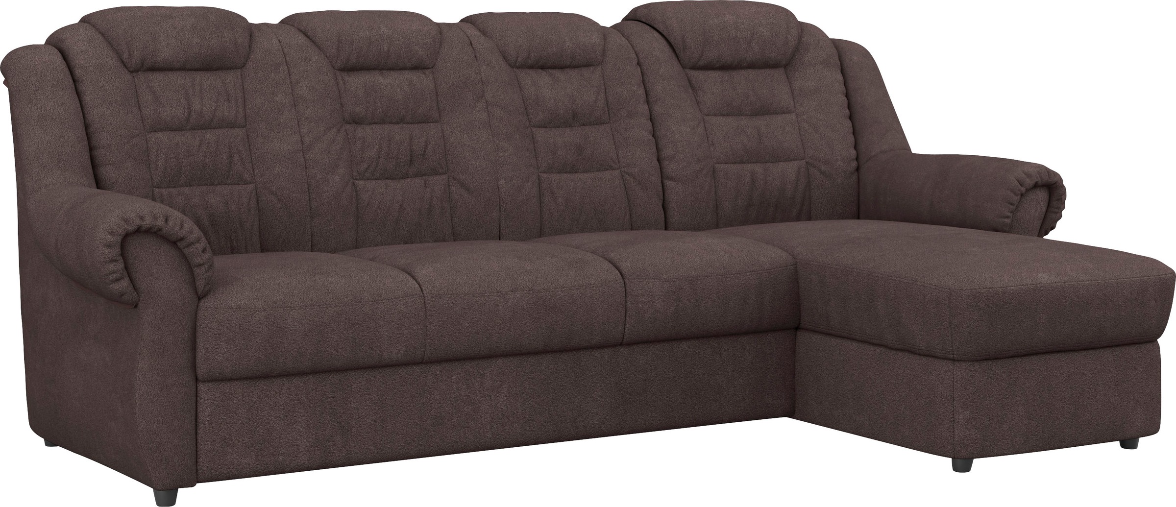 Home affaire Ecksofa »Boston L-Form«, mit hoher Rückenlehne, wahlweise mit Bettfunktion