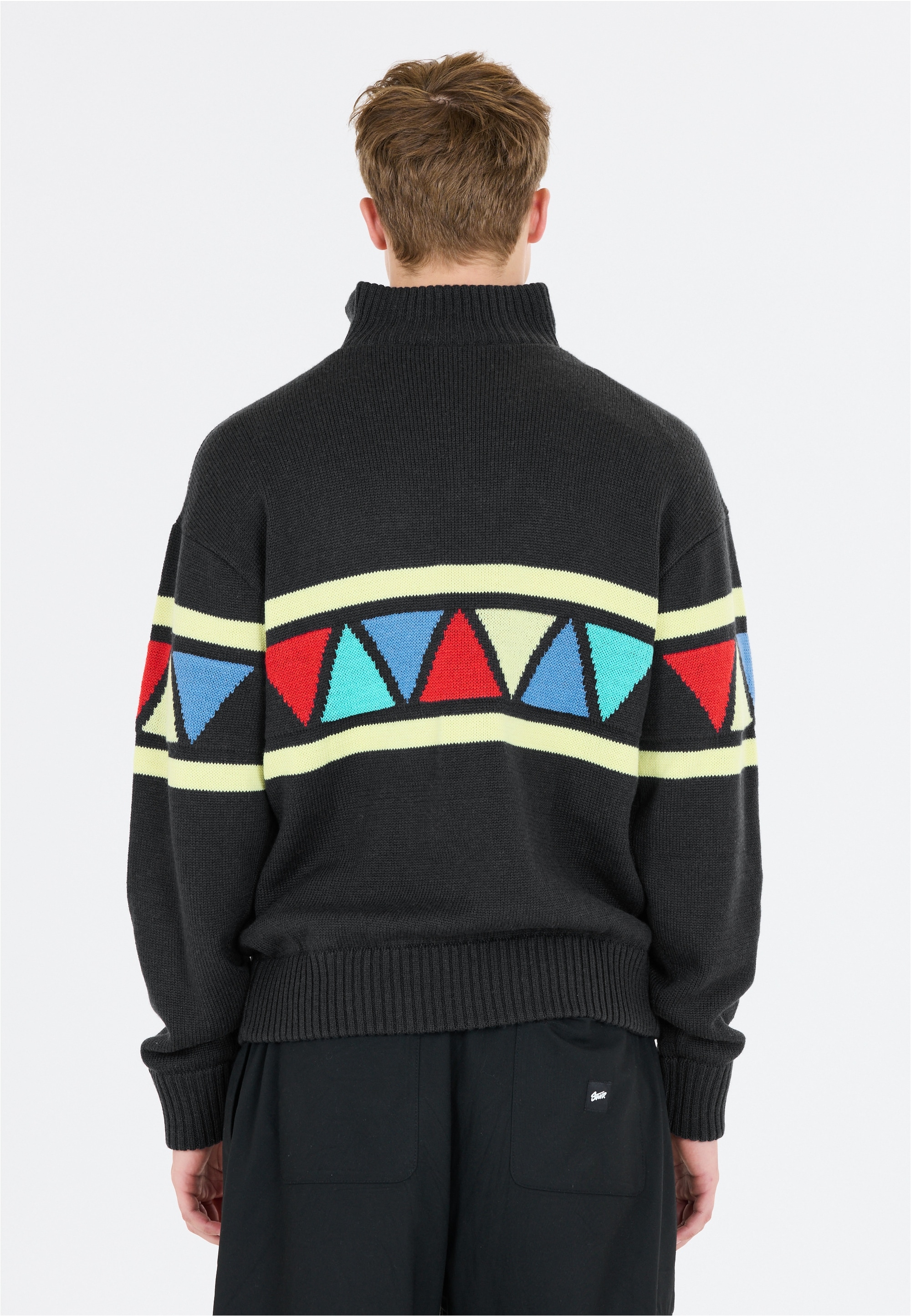 SOS Strickpullover »The Windbreaker«, im kultigen Strick-Look mit Merinowolle