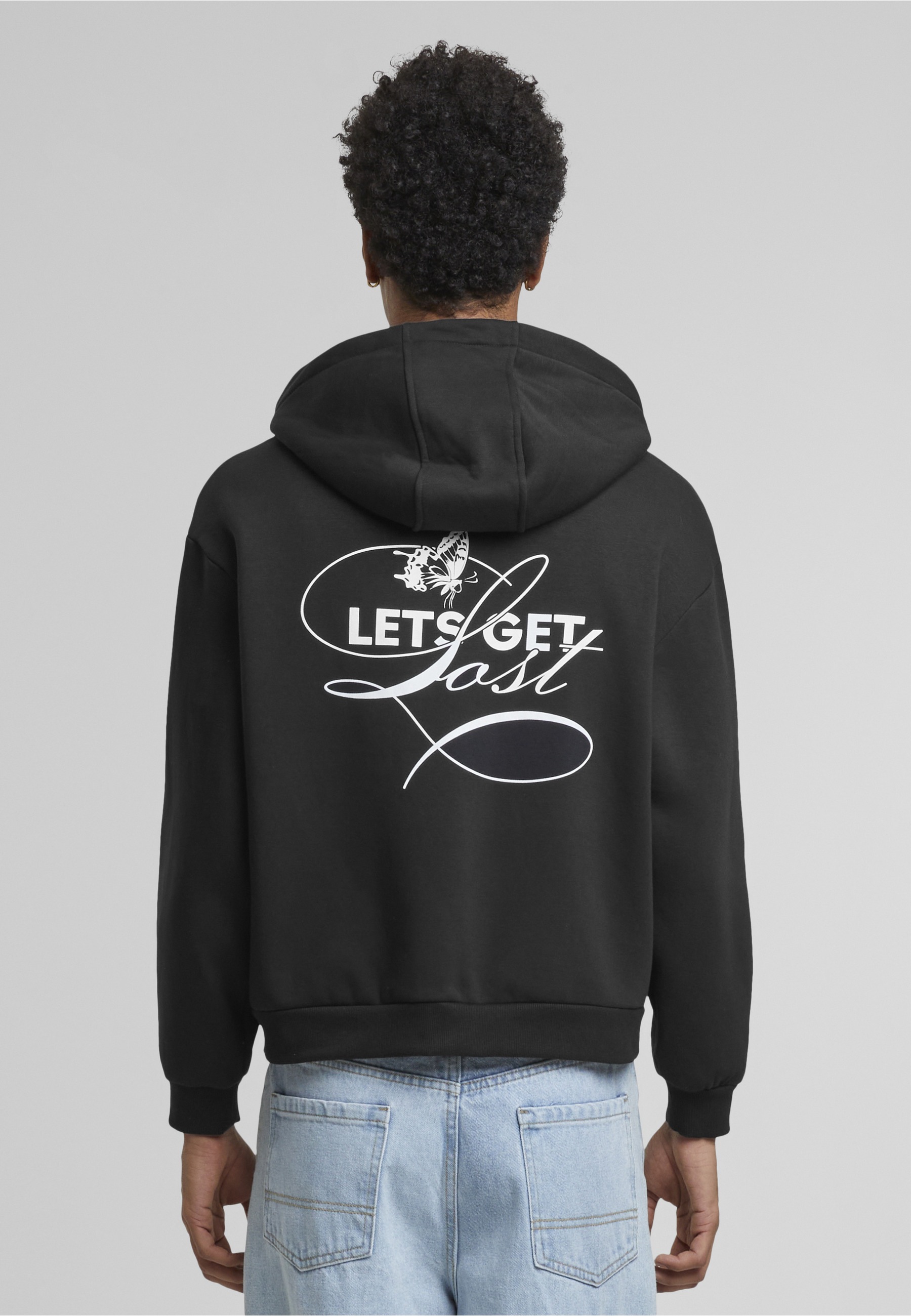 Thumbnail - Upscale by Mister Tee Kapuzenpullover "Upscale by Mister Tee Let‘s Get Lost Fluffy Zip Hoody" 1 tlg.