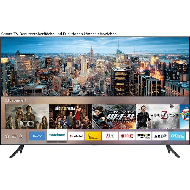 Samsung LED-Fernseher »GU85CU7179U«, 214 cm/85 Zoll, 4K Ultra HD, Smart-TV,  PurColor-Crystal Prozessor 4K-Gaming Hub-Smart Hub & Gaming Hub-Object  Tracking Sound Lite (OTS Lite) | BAUR