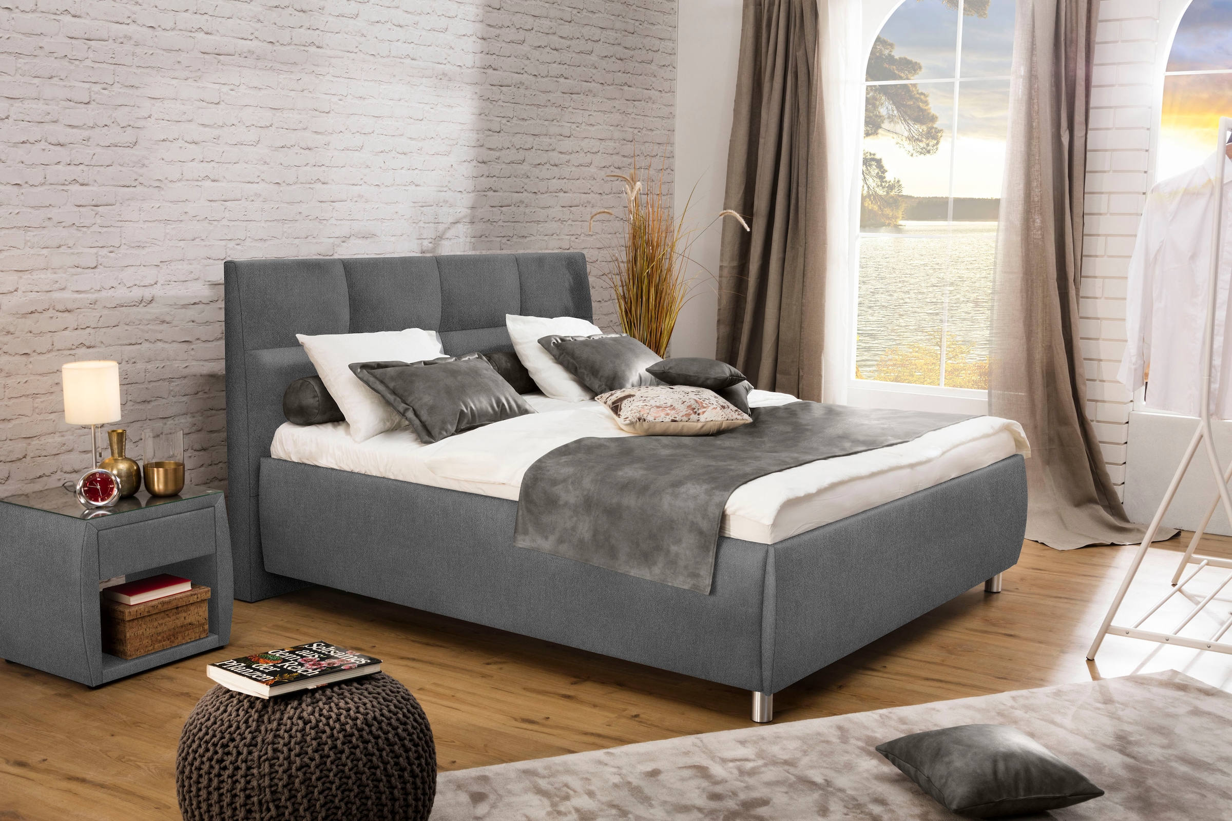 alina Polsterbett "Nadina" wahlweise mit Matratze und Lattenrost, in versch günstig online kaufen