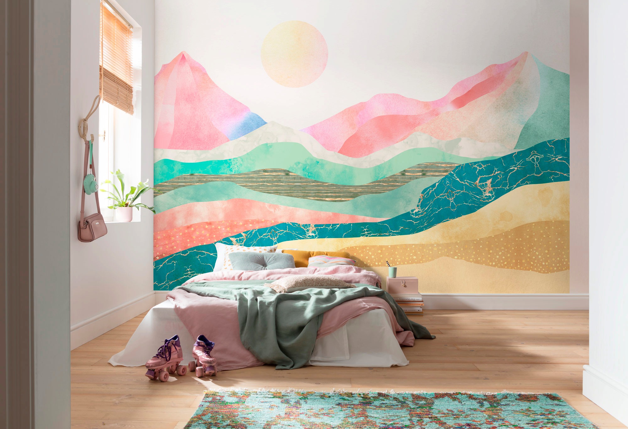 Komar Vliestapete »Digitaldruck Vlies - Holy Mountain - Größe 350 x 250 cm«, bedruckt, Wohnzimmer, Schlafzimmer