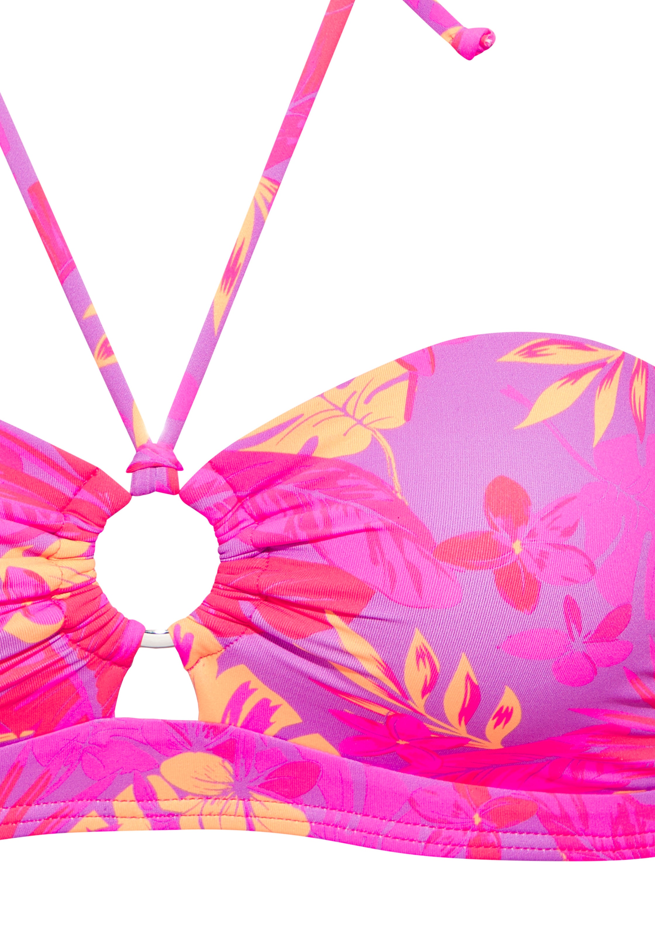 Venice Beach Bandeau-Bikini-Top »Kaitlyn« mit floralem Allover-Print