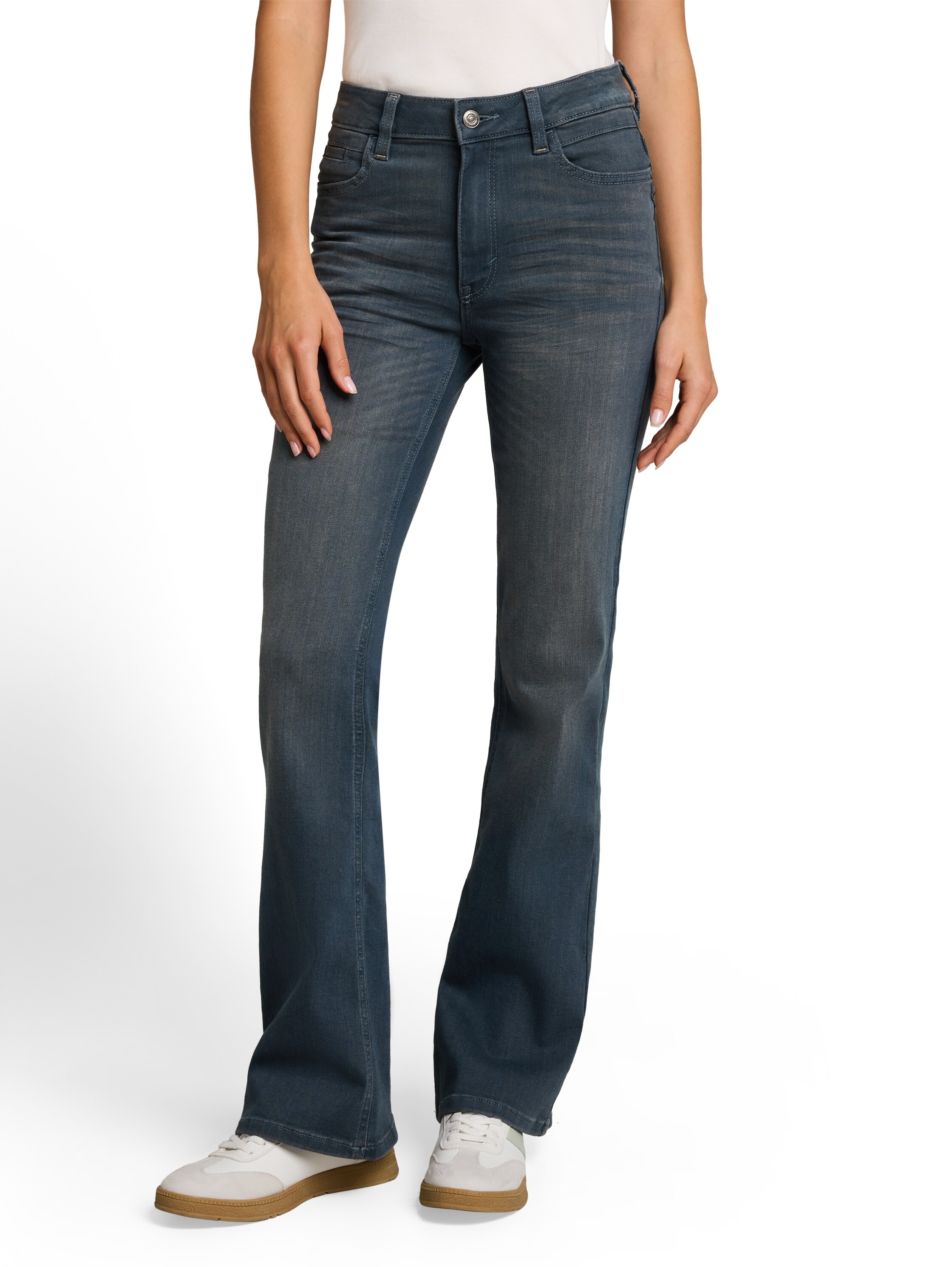 TOM TAILOR Schlagjeans "TTSTELLA Bootcut" mit Schlag und Stretch