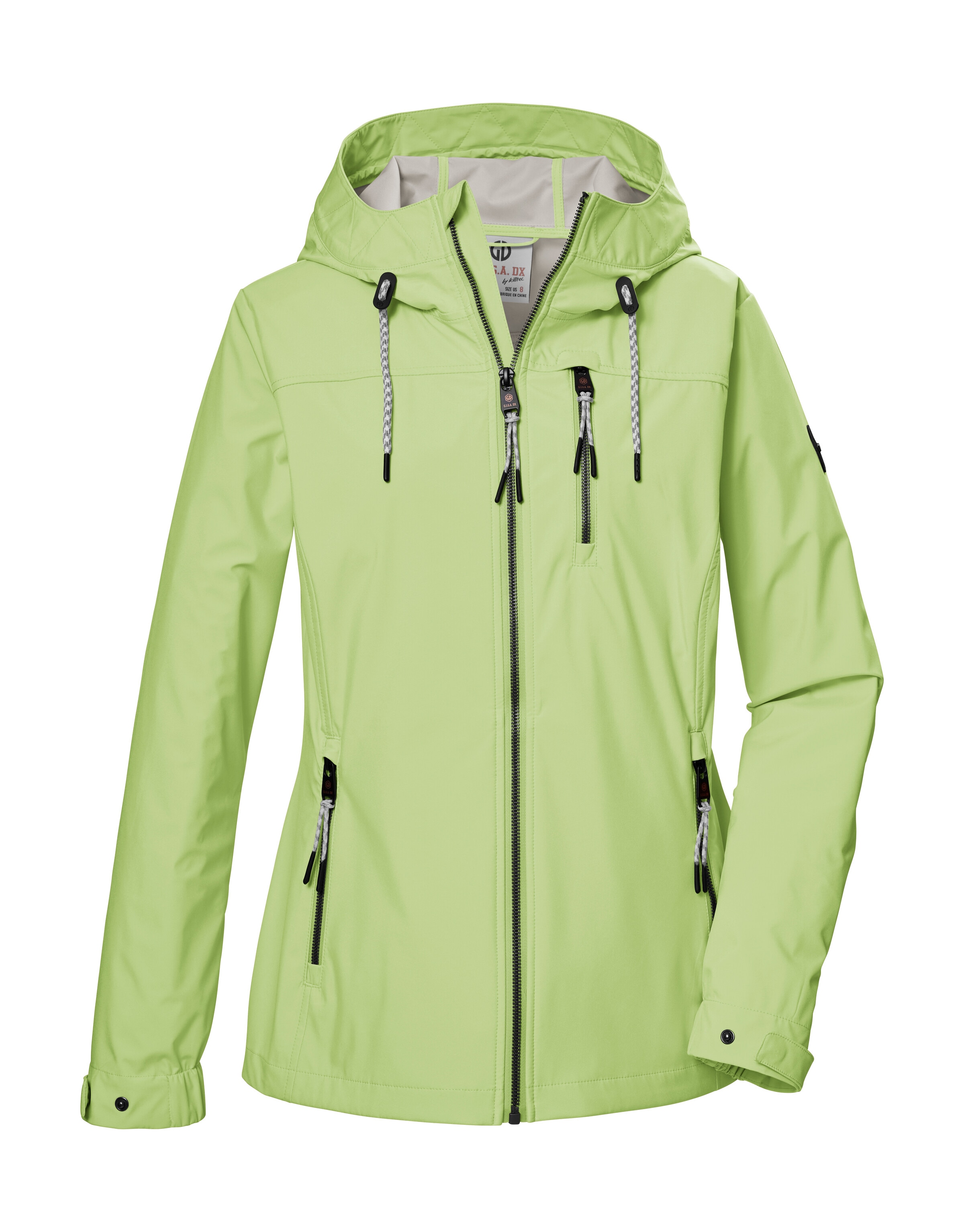 G.I.G.A. DX by killtec Softshelljacke "GS 74 WMN SFTSHLL JCKT" Damen Softshelljacke, wasserabweisend, winddicht, pflanzenbasiert