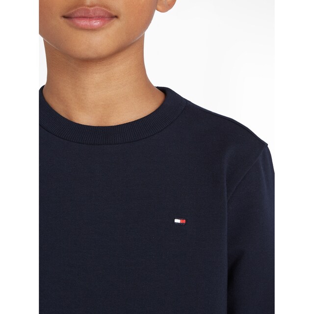 Tommy Hilfiger Sweatshirt »SOLID SWEATSHIRT«, mit Tommy Hilfger Logo-Flag |  BAUR