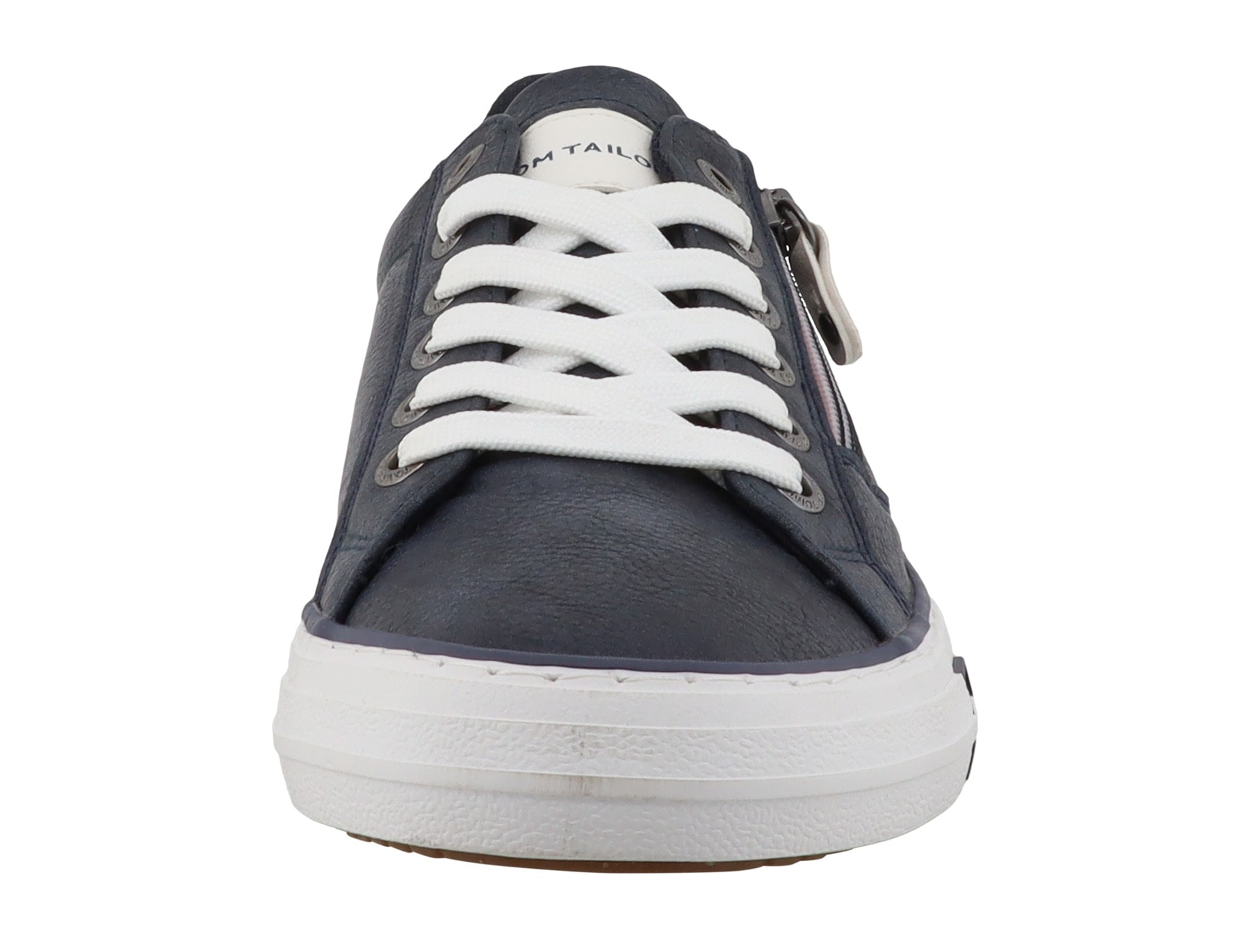 TOM TAILOR Sneaker  Freizeitschuh, Halbschuh, Schnürschuh mit Außen-Reißverschluss