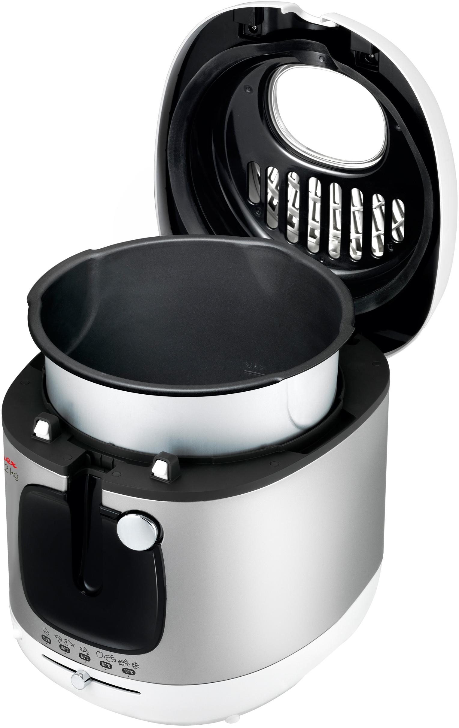 Moulinex Fritteuse »Mega«, 2100 W, Kapazität 2 kg, für 8 Personen, Anti-Geruchs-Filter, AM4800