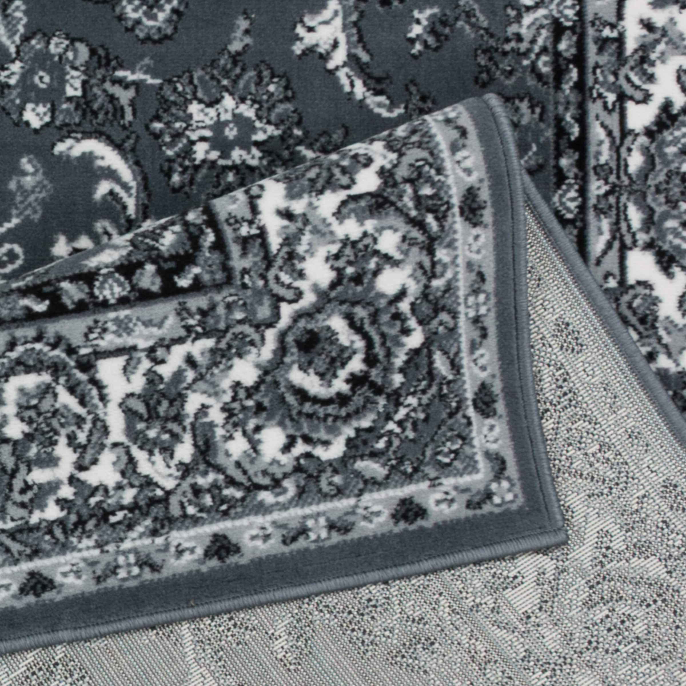 OTTO home Teppich »Ezzo, mit Bordüre, Kurzflor, Made in Belgium«, rechteckig, 7 mm Höhe, Orient-Optik, Teppich, Wohnzimmer, Esszimmer, Schlafzimmer