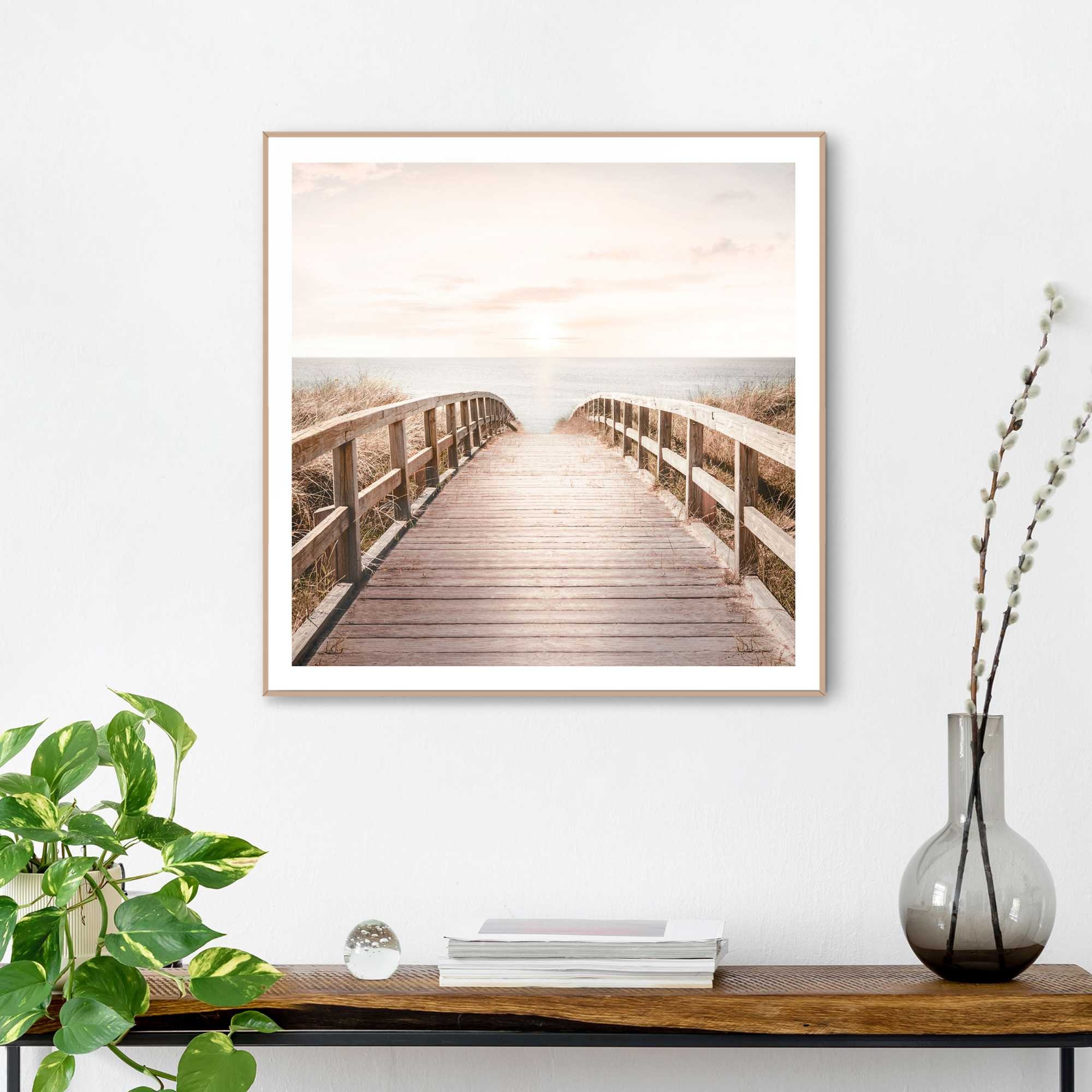 Reinders Poster "Brücke zum Strand" günstig online kaufen