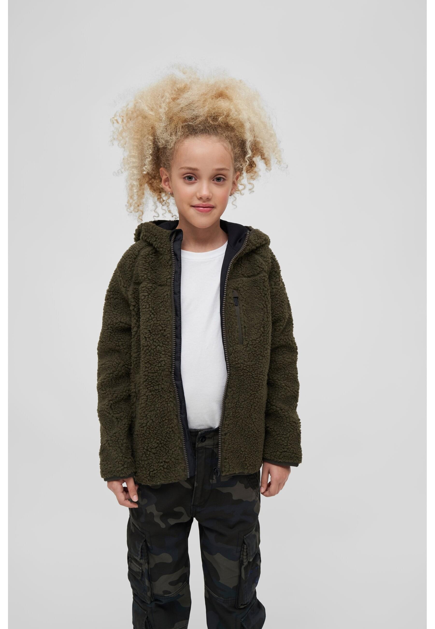Brandit Allwetterjacke »Brandit Damen Kids Teddyfleecejacket Hood«, (1 St.), mit Kapuze