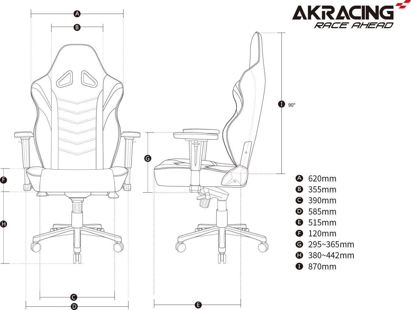 AKRacing Gaming-Stuhl "AKRACING Master Max" 